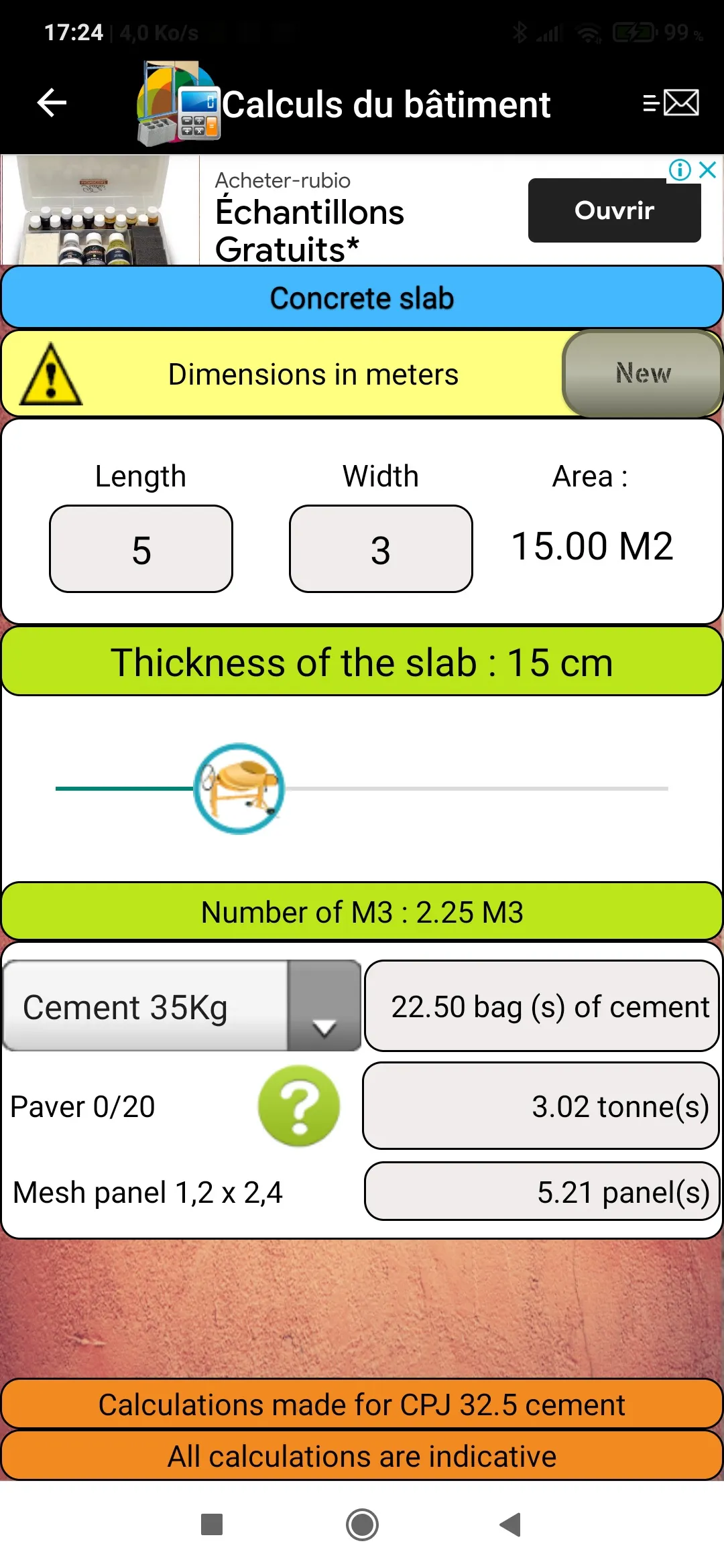 Building calculations | Indus Appstore | Screenshot