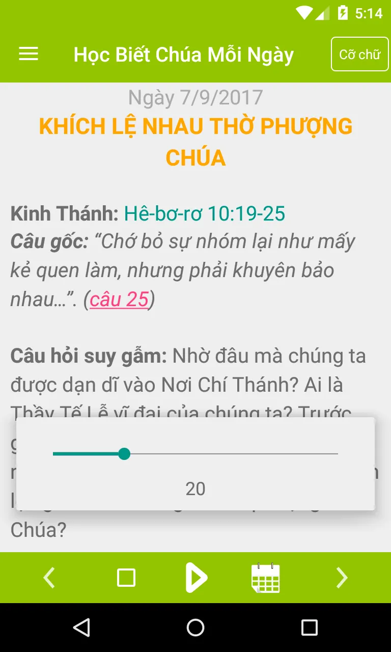 Bài Học Kinh Thánh Hằng Ngày | Indus Appstore | Screenshot