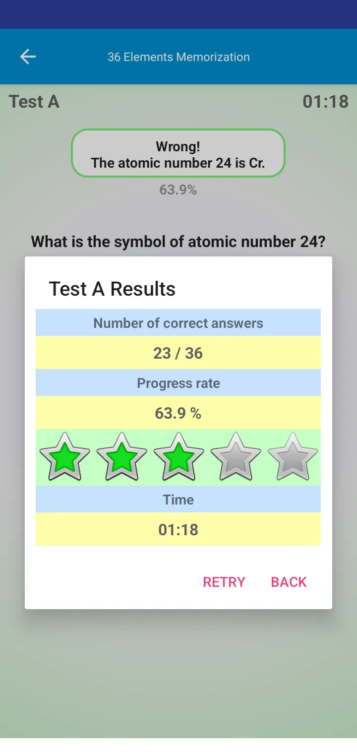 36 Elements Memorization | Indus Appstore | Screenshot