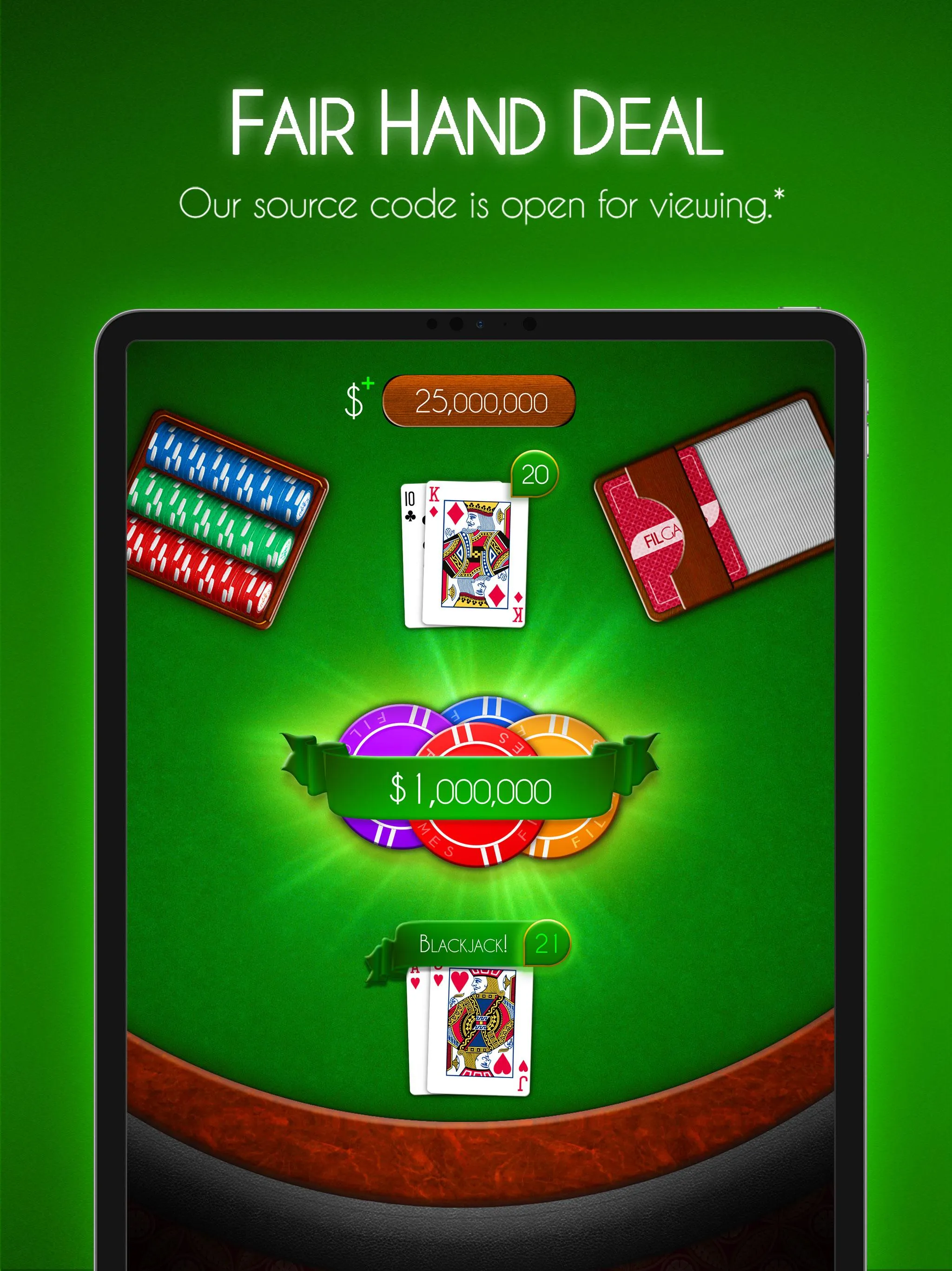 Blackjack! ♠️ Free Black Jack  | Indus Appstore | Screenshot