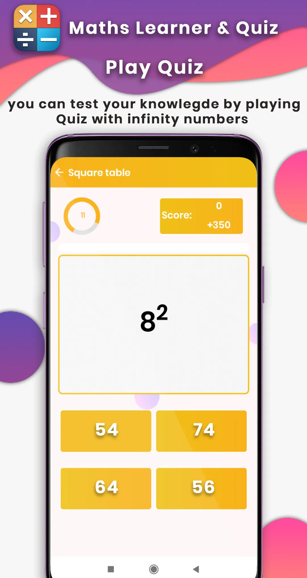 Learn Math : mental arithmetic | Indus Appstore | Screenshot