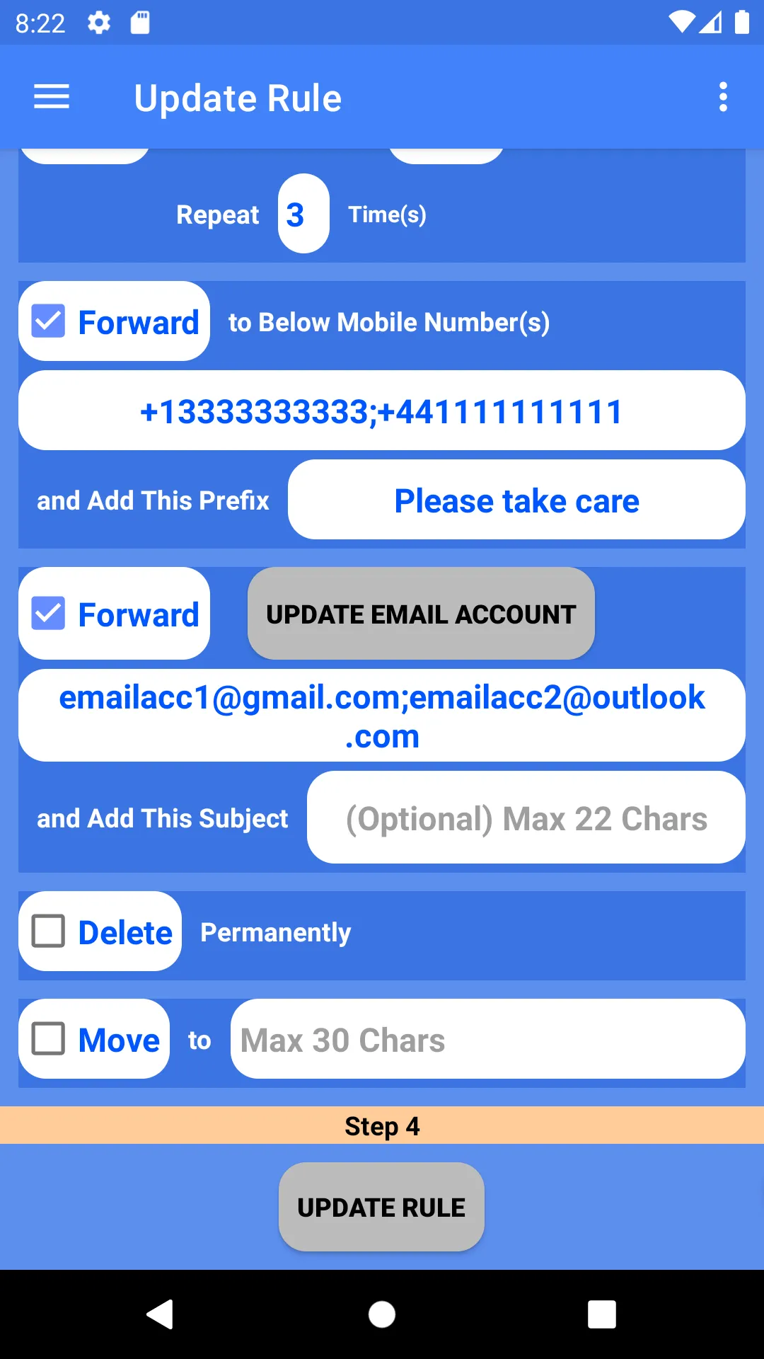 SMS Rules Messages and alerts | Indus Appstore | Screenshot