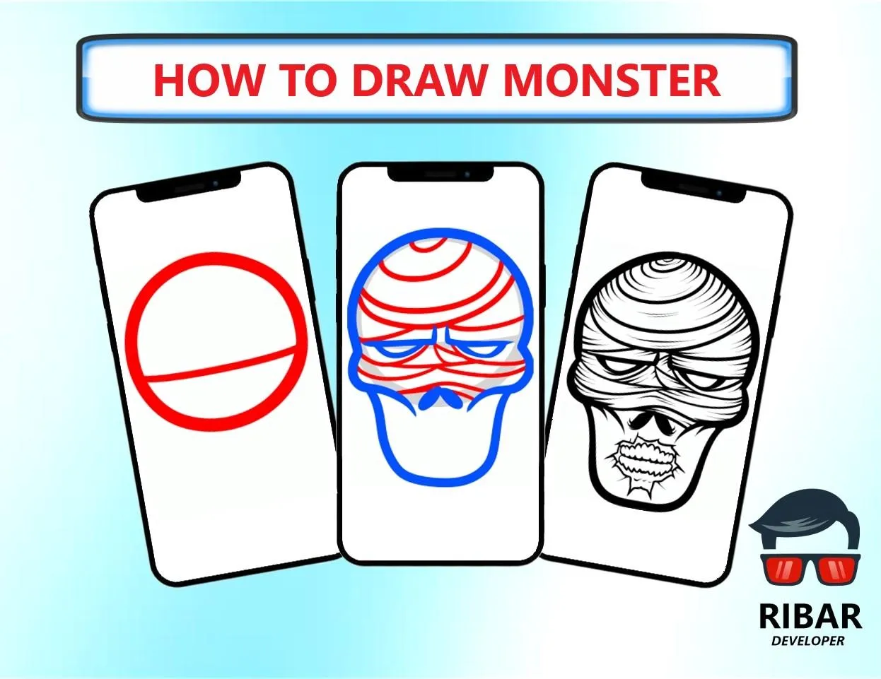 How To Draw Monster | Indus Appstore | Screenshot