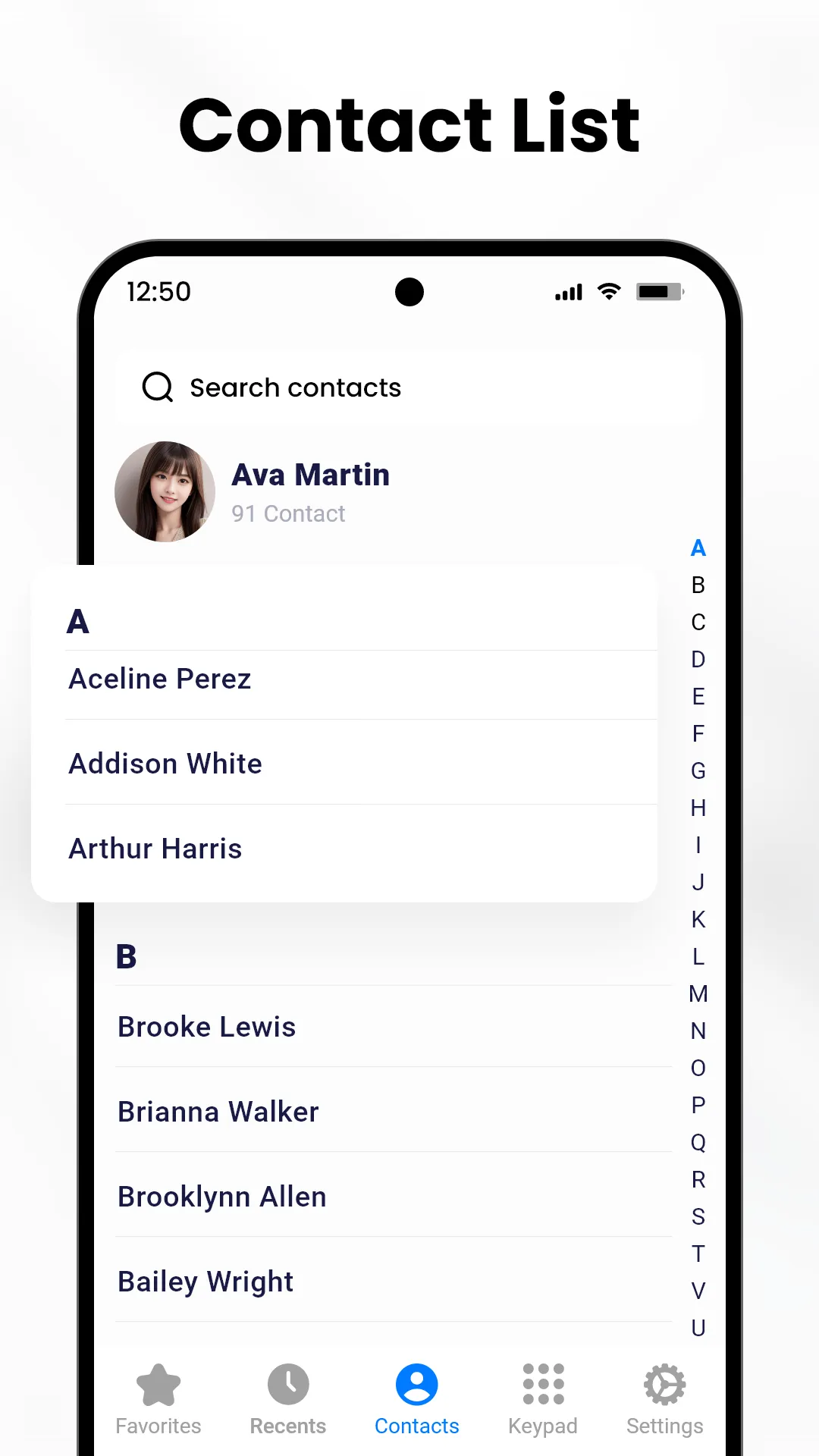 Contacts: iOS Style Dialer | Indus Appstore | Screenshot