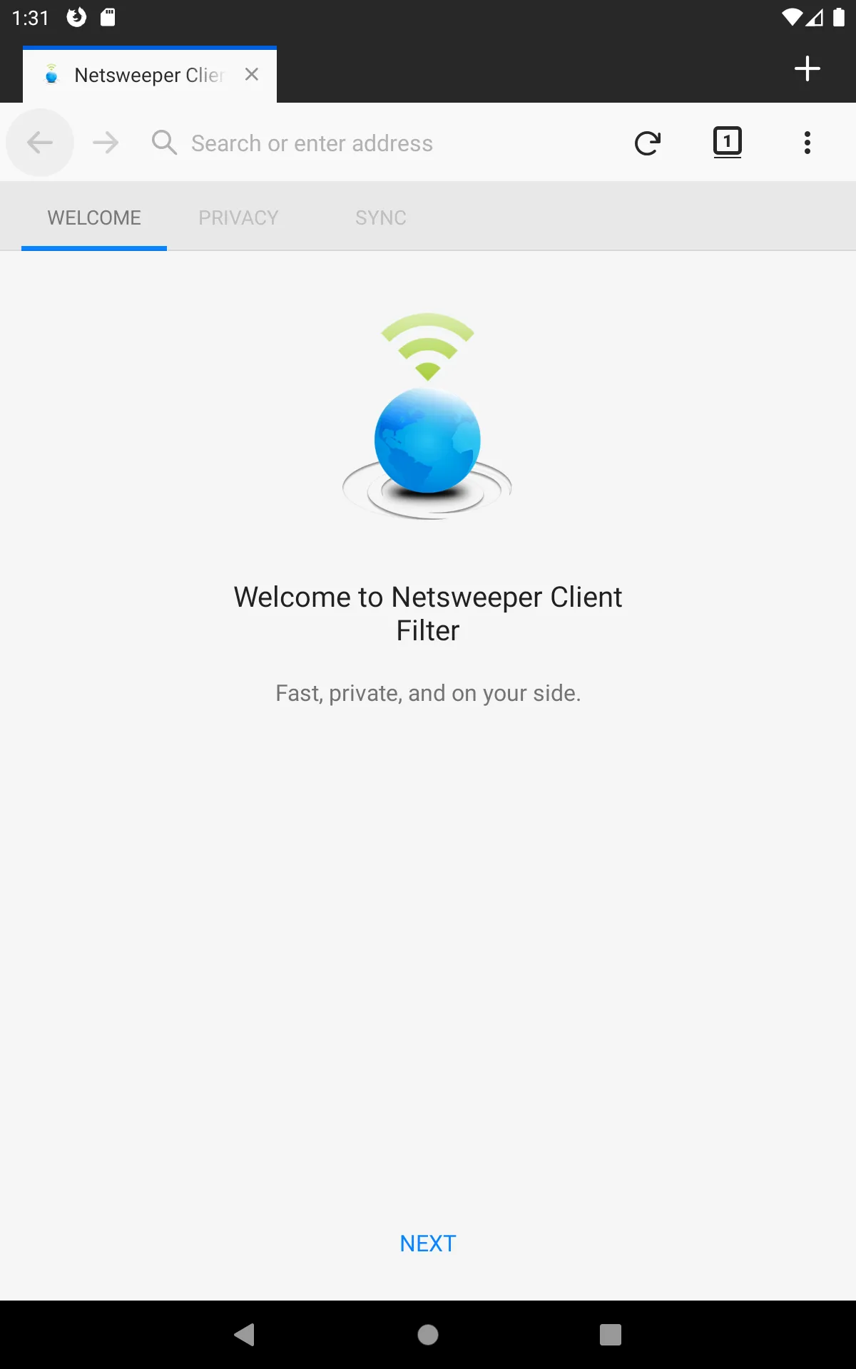 Netsweeper Client Filter | Indus Appstore | Screenshot