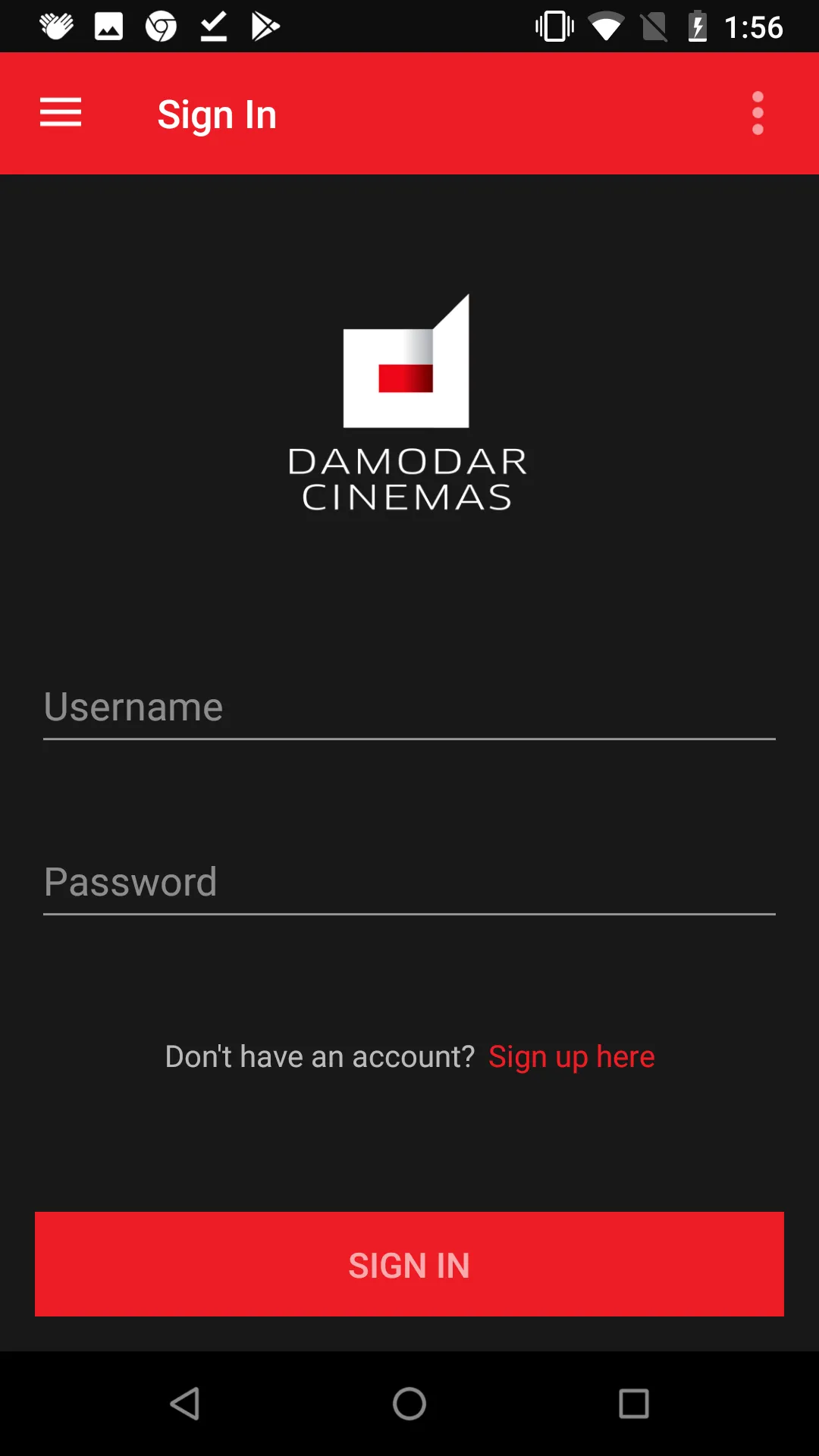 Damodar Cinemas | Indus Appstore | Screenshot