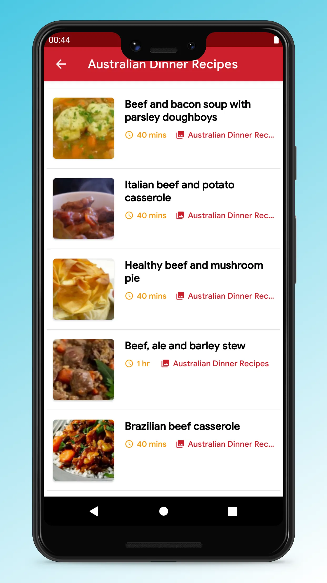 Australian Food Recipes App | Indus Appstore | Screenshot