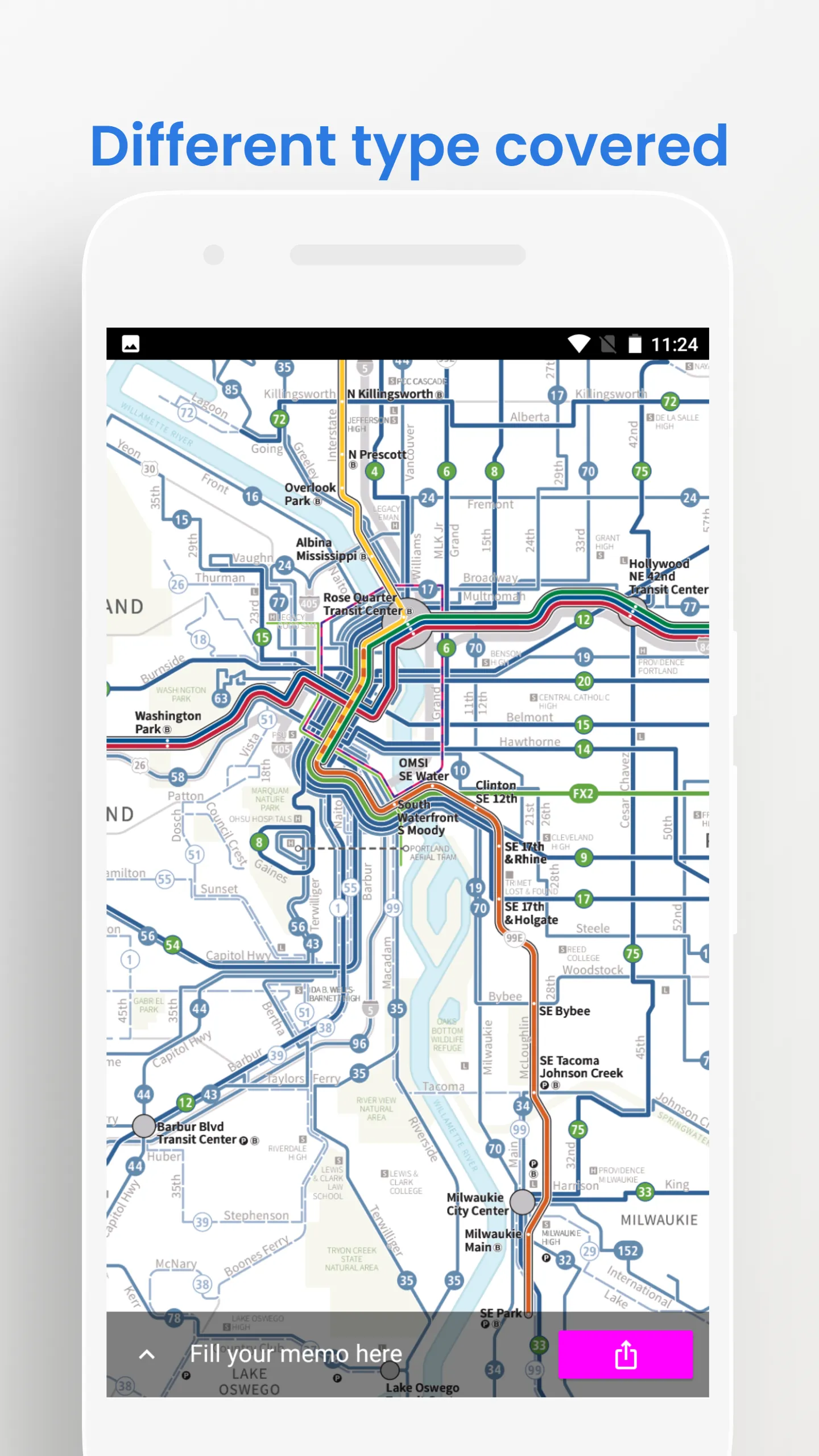 Portland Bus Rail Travel Guide | Indus Appstore | Screenshot