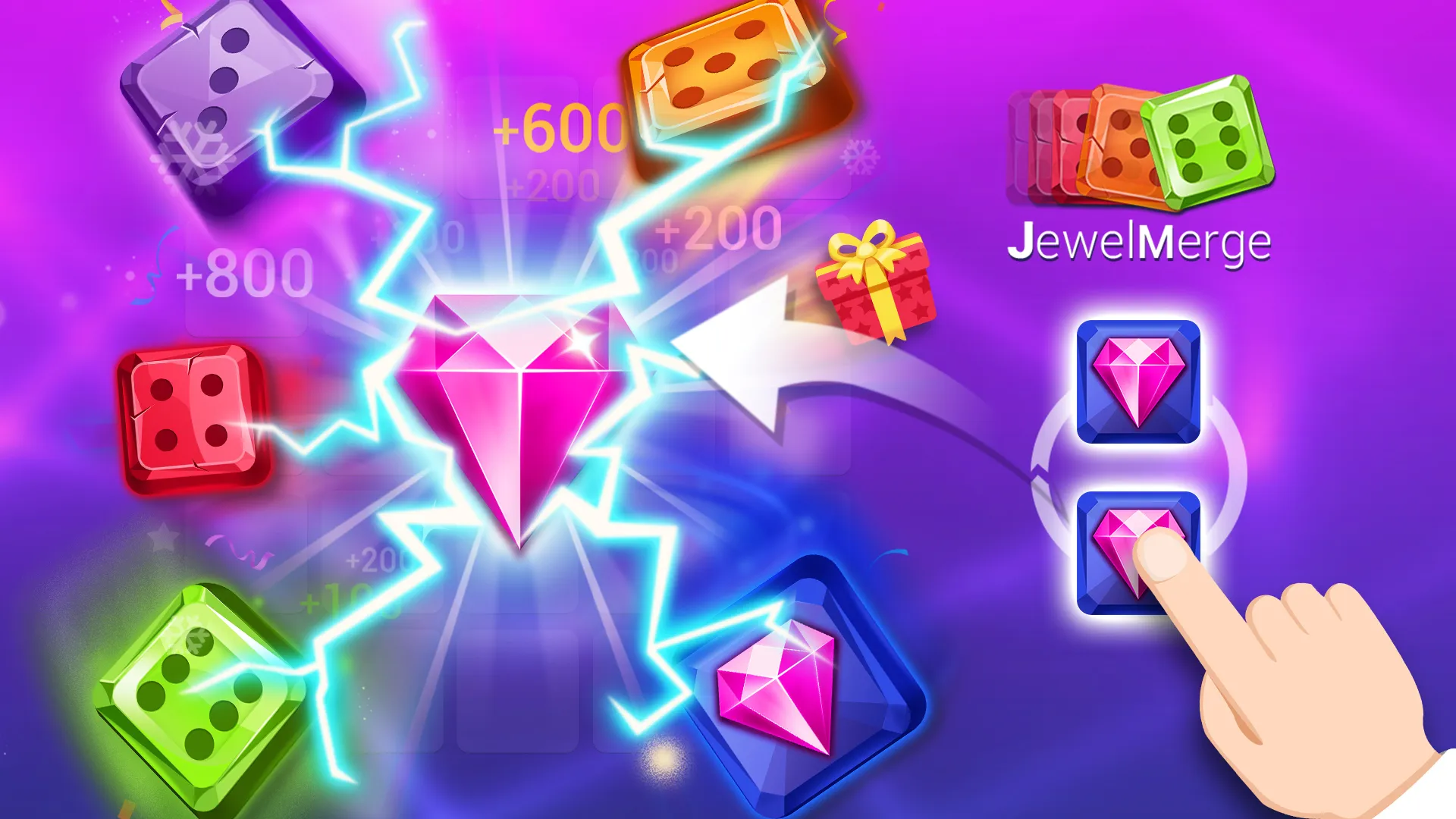 Jewel Games: Dice Merge Number | Indus Appstore | Screenshot