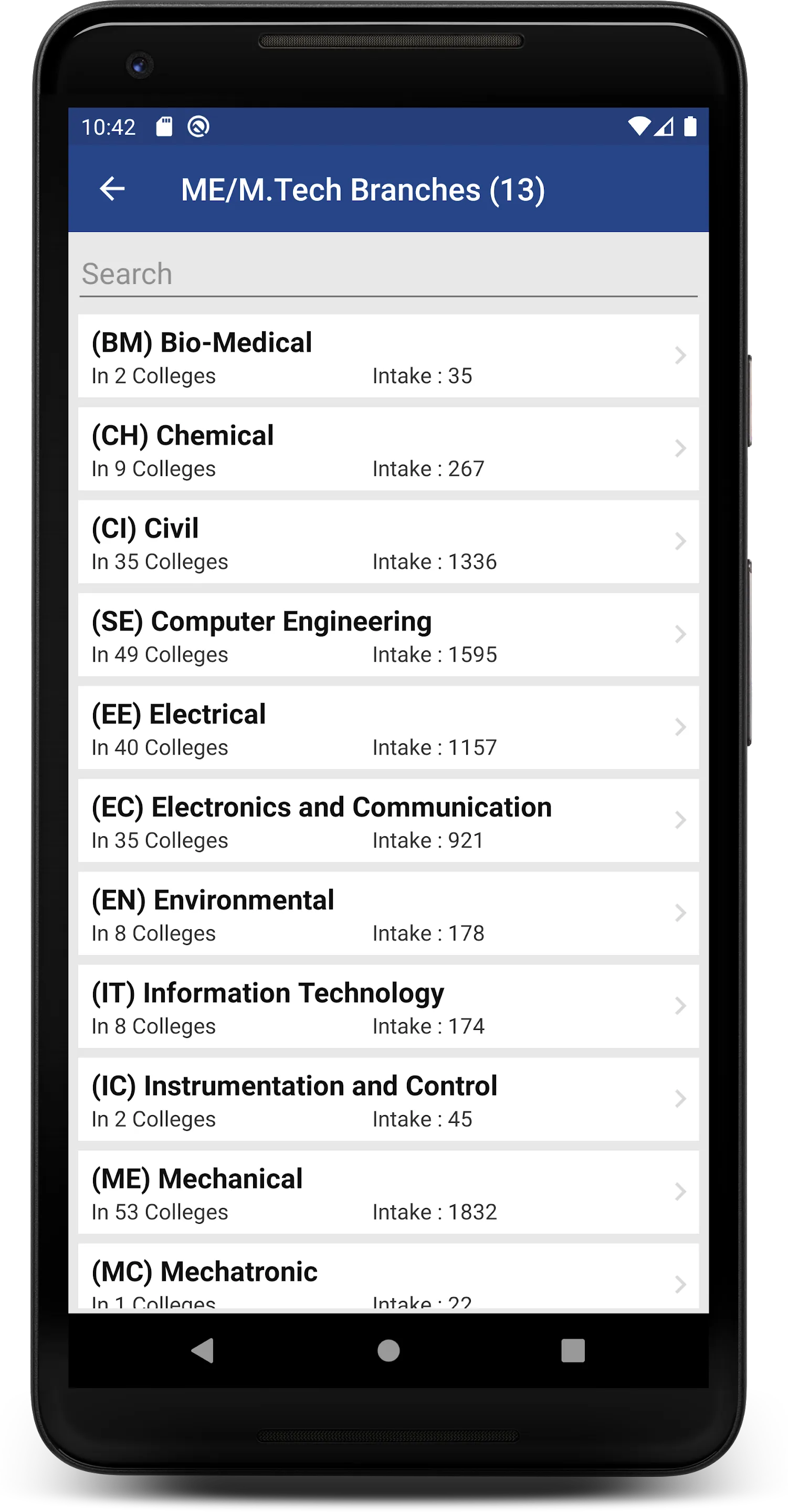 ME M.Tech Admission 2023 | Indus Appstore | Screenshot