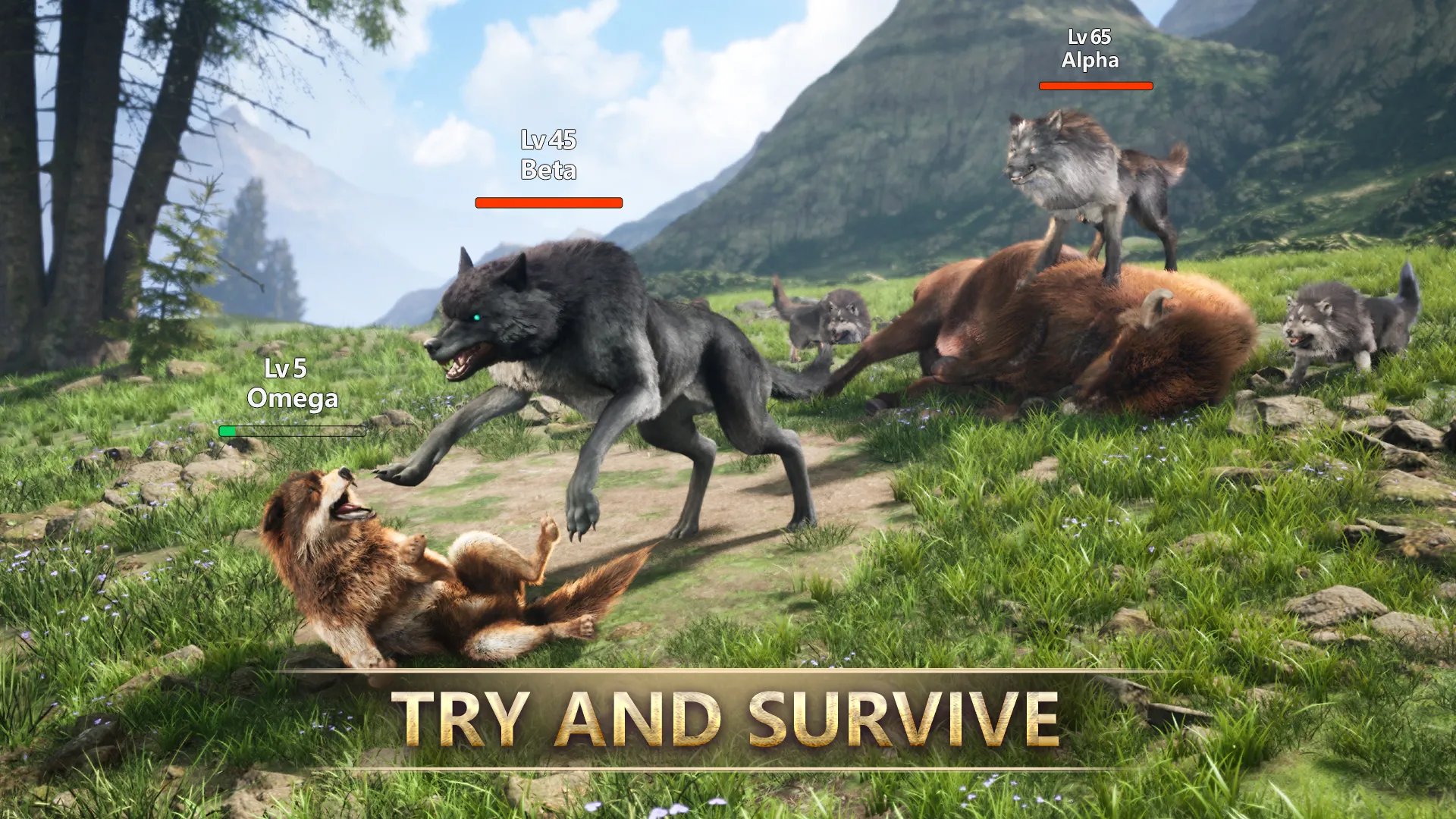 Wolf Game: Wild Animal Wars | Indus Appstore | Screenshot