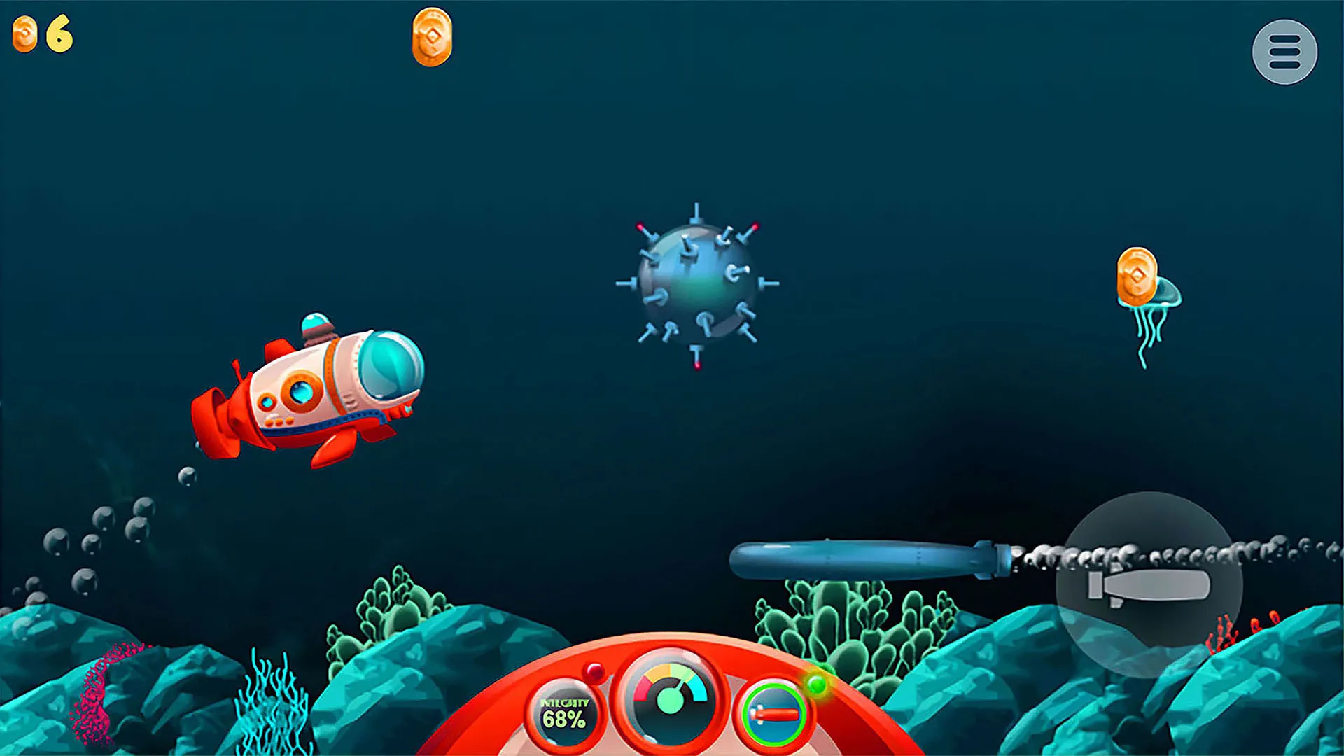 Sea Quest Submarine Game | Indus Appstore | Screenshot