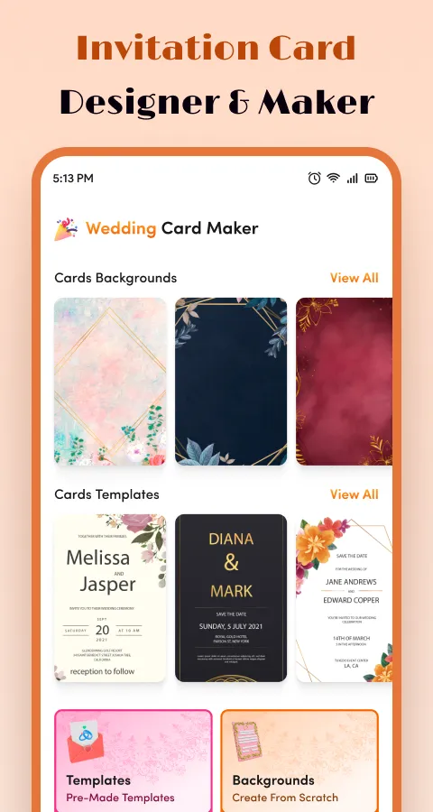 Wedding Invitation Maker App | Indus Appstore | Screenshot