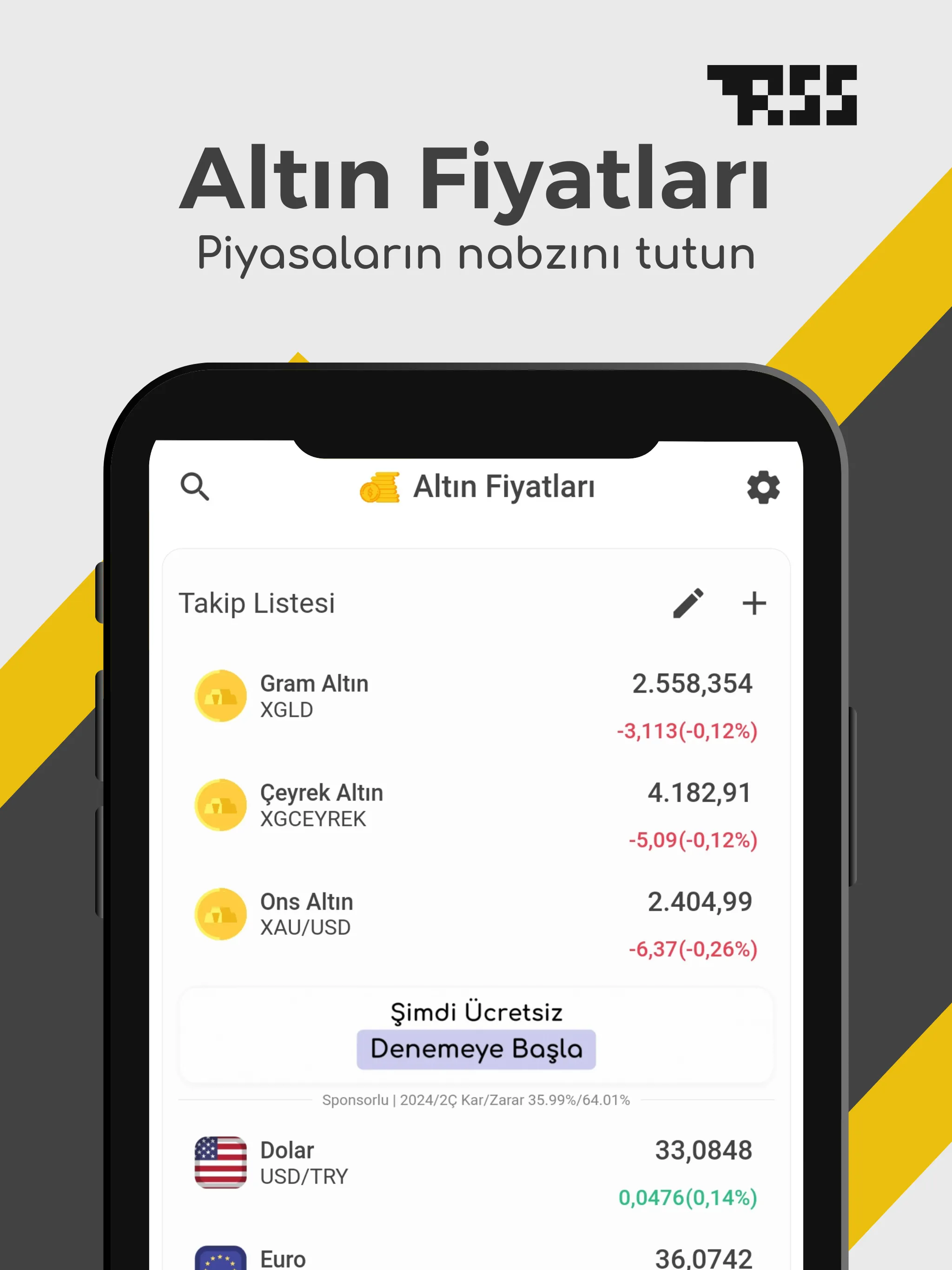 Altın Fiyatları Canlı Gram ONS | Indus Appstore | Screenshot