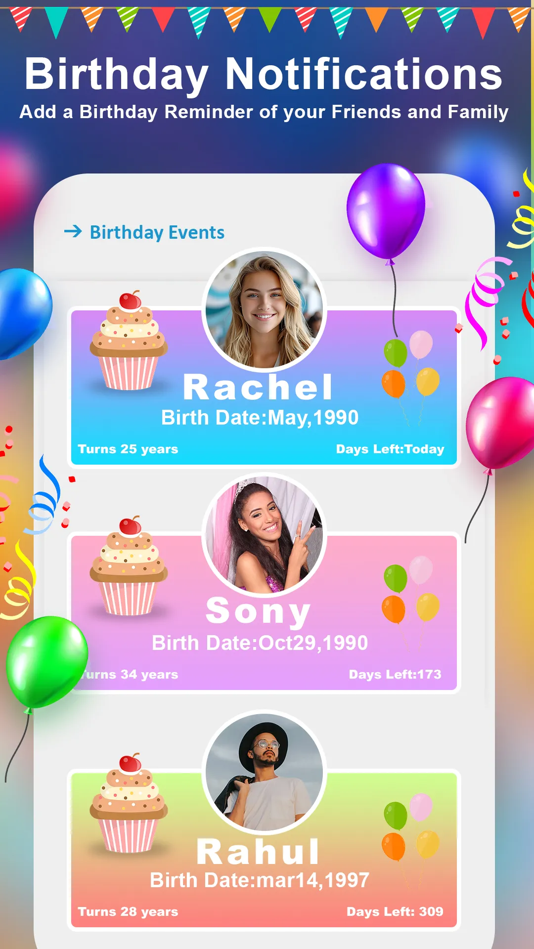 Birthday Photo Frame Maker App | Indus Appstore | Screenshot