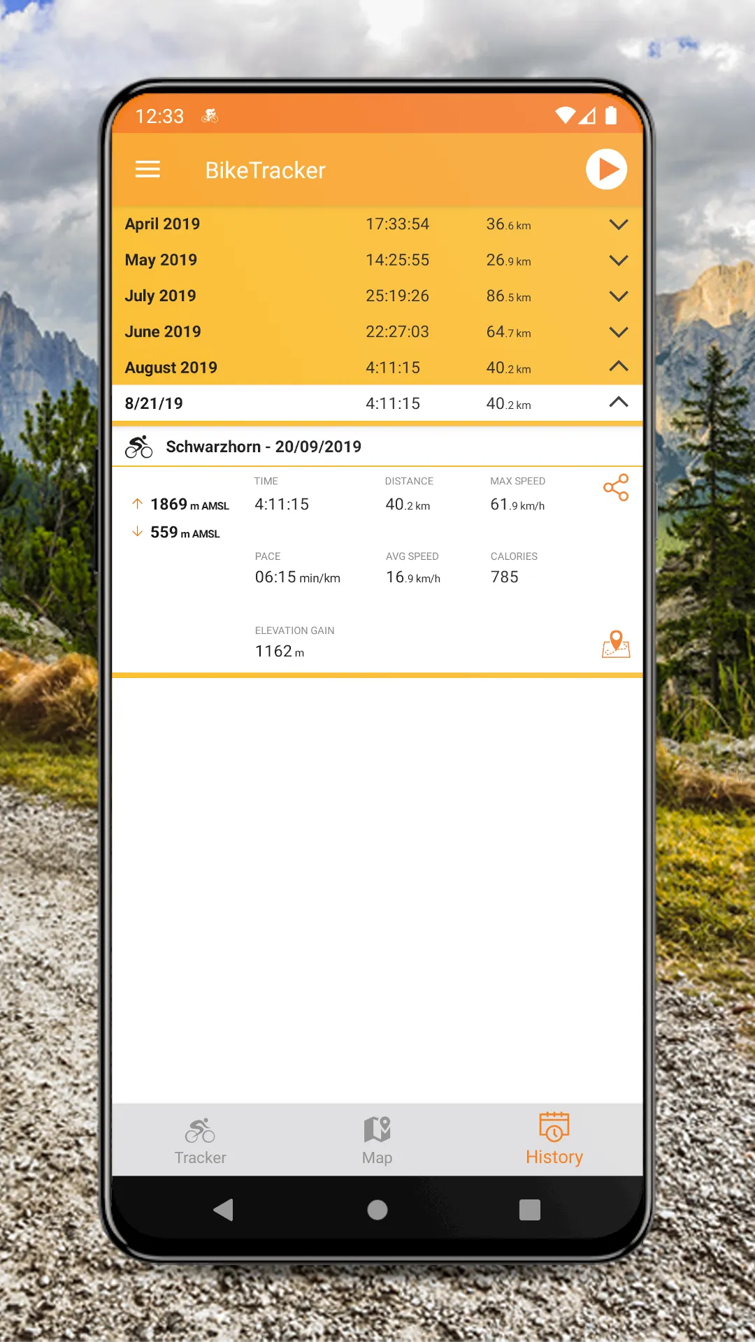 Bike Tracker: Cycling & more | Indus Appstore | Screenshot