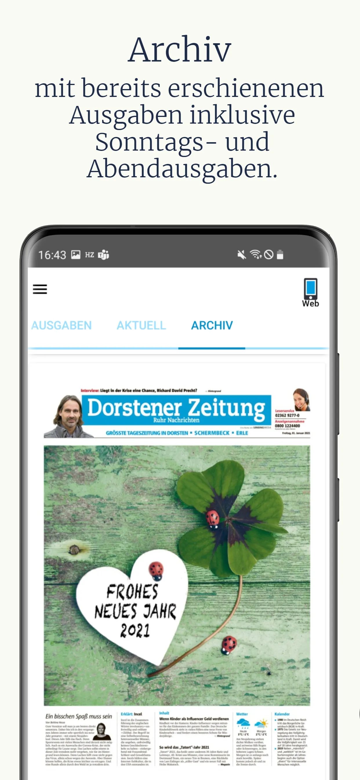 Dorstener Zeitung | Indus Appstore | Screenshot