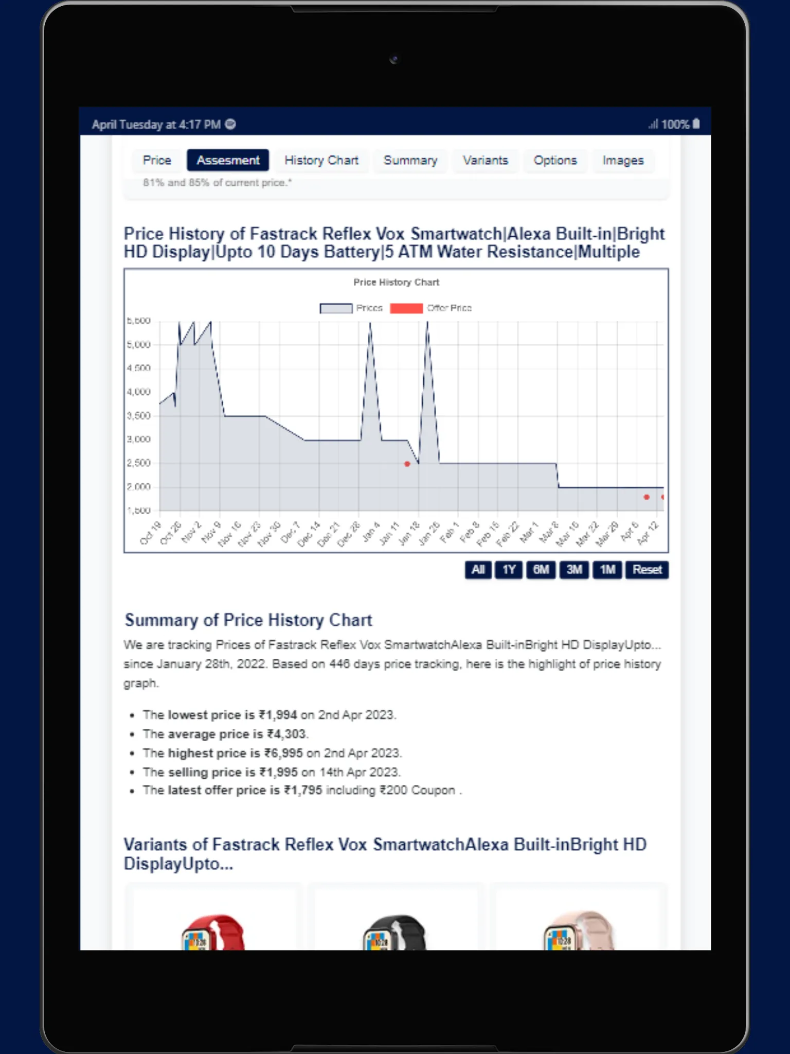 Price History - Price Tracker | Indus Appstore | Screenshot