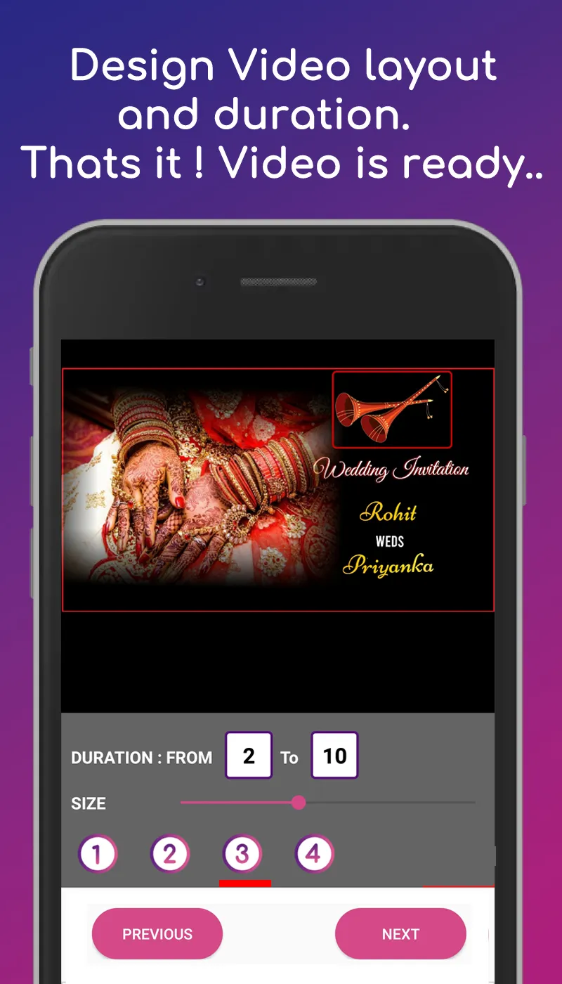 Wedding Invitation Video Maker | Indus Appstore | Screenshot