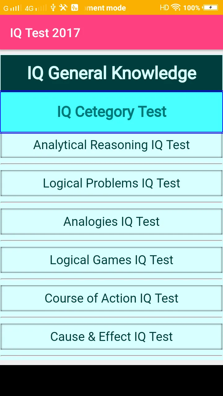 IQ tests and aptitude tests | Indus Appstore | Screenshot