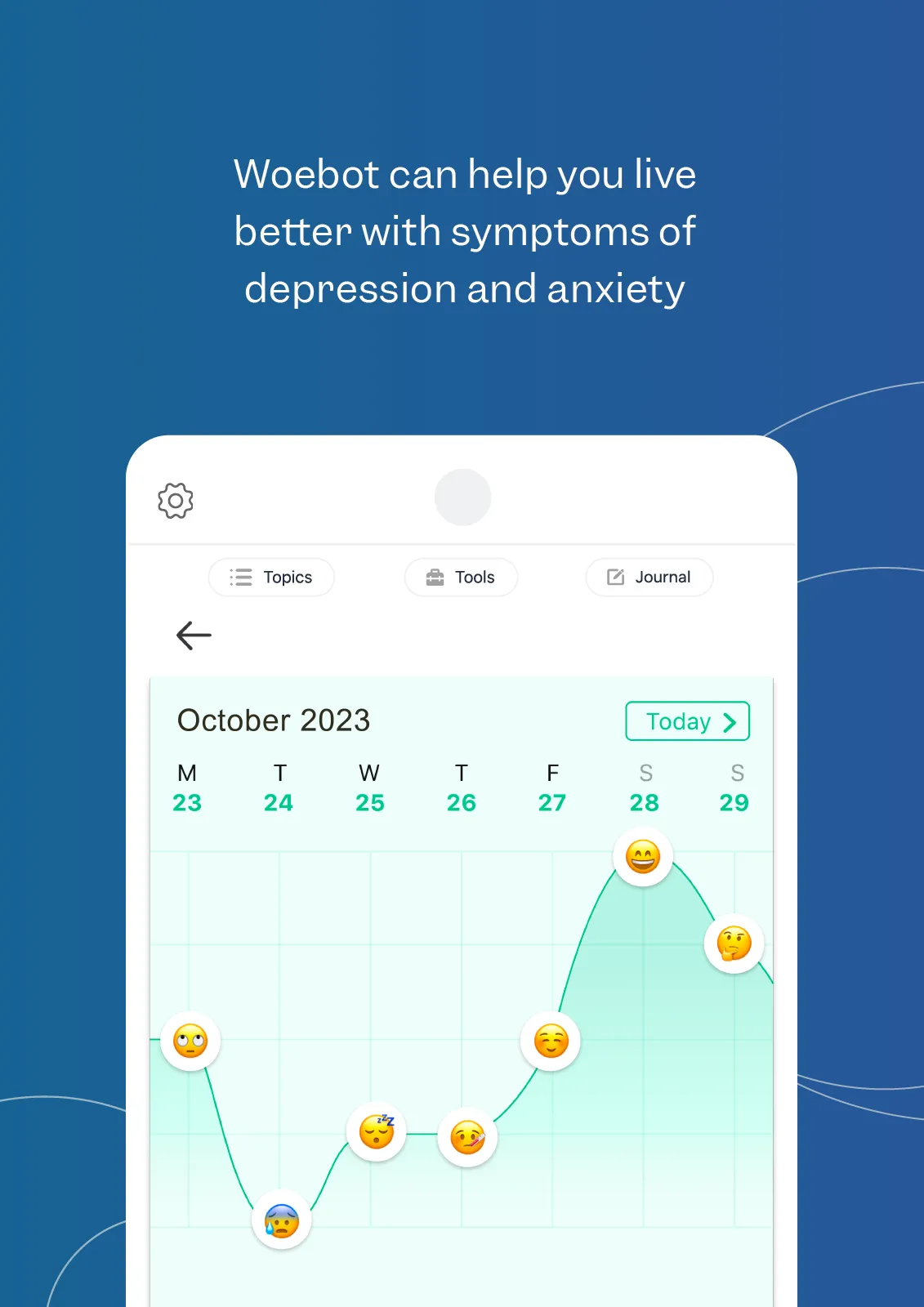 Woebot: The Mental Health Ally | Indus Appstore | Screenshot