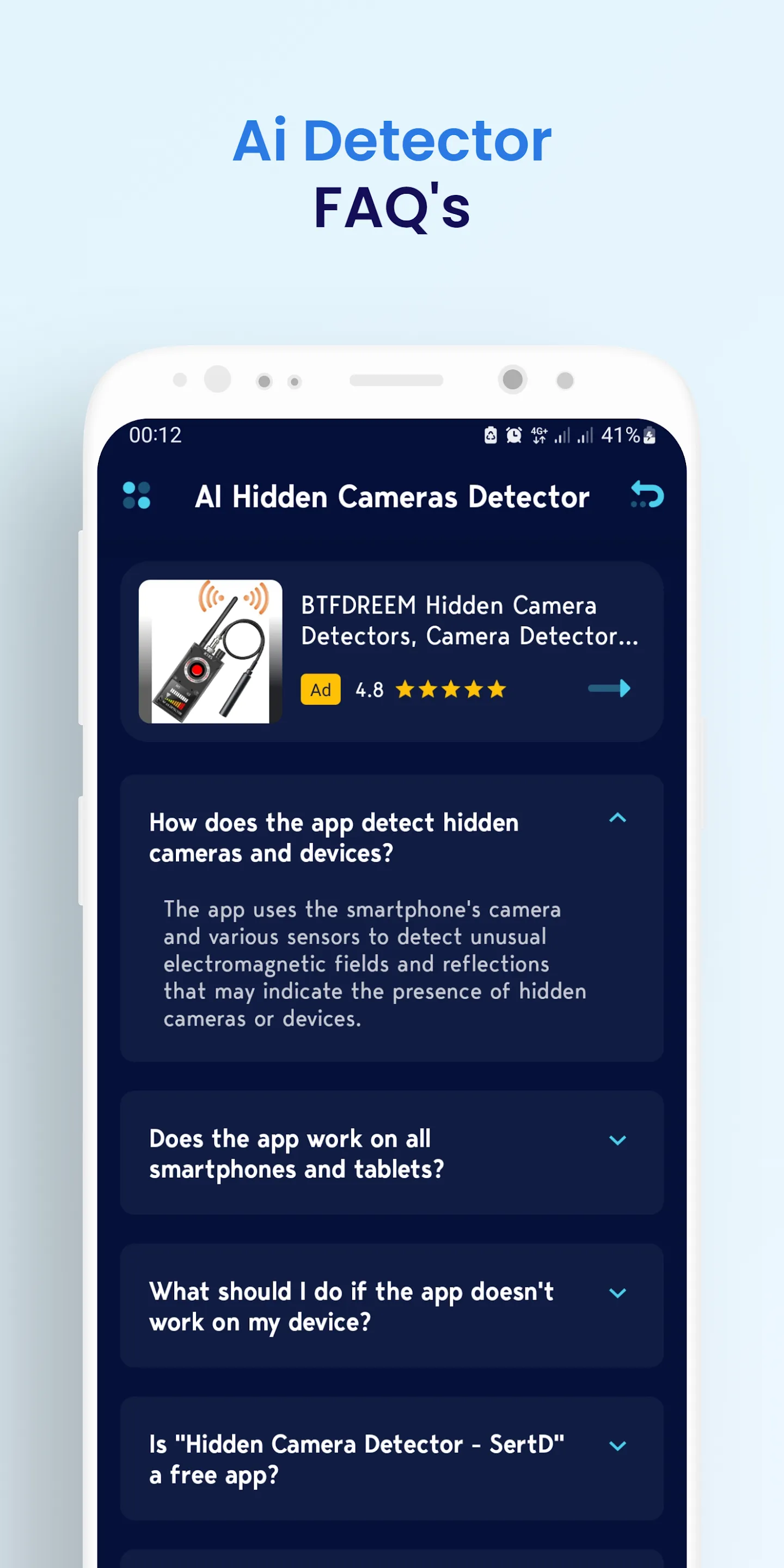 Hidden Recording Detector | Indus Appstore | Screenshot