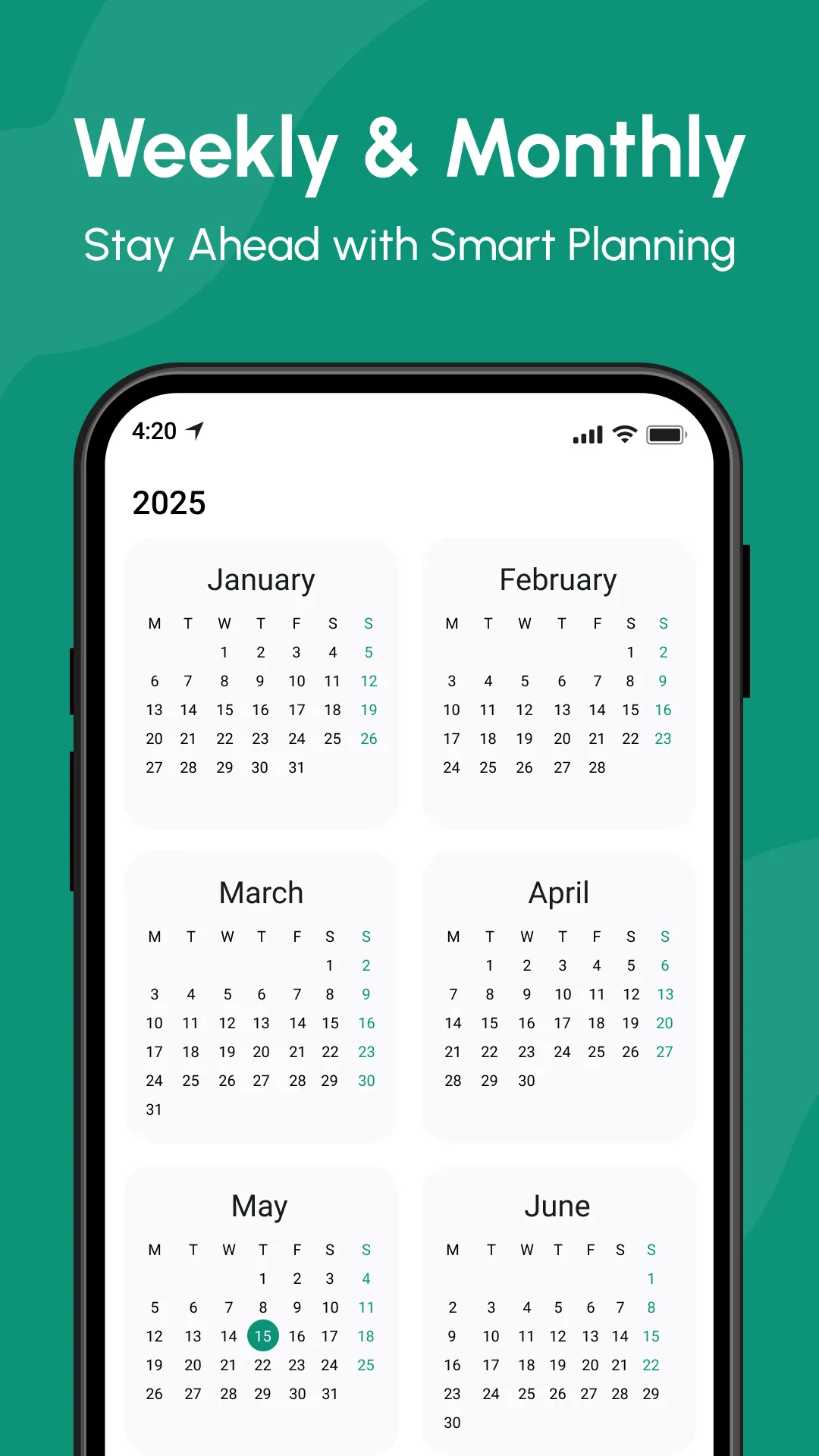 Calendar 2025 | Indus Appstore | Screenshot