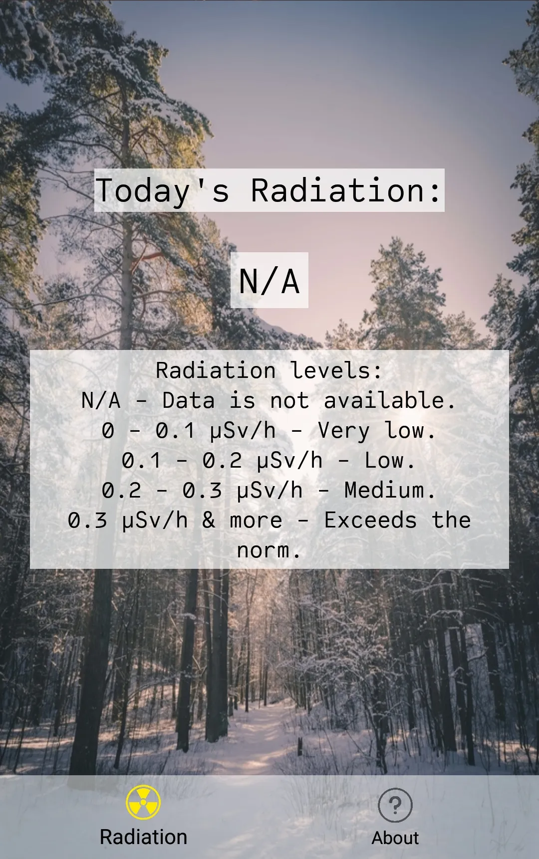 Vilnius Radiation | Indus Appstore | Screenshot