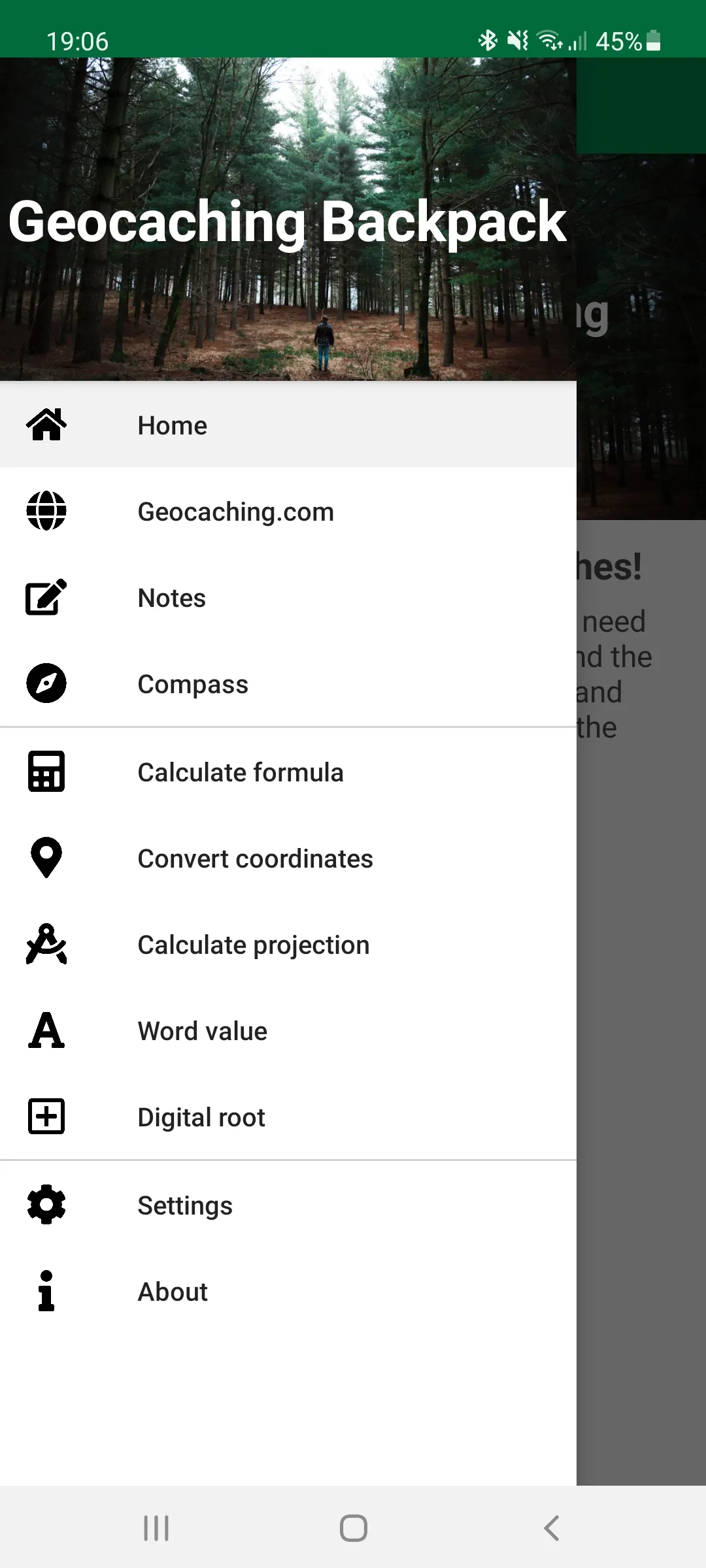 Geocaching Backpack | Indus Appstore | Screenshot