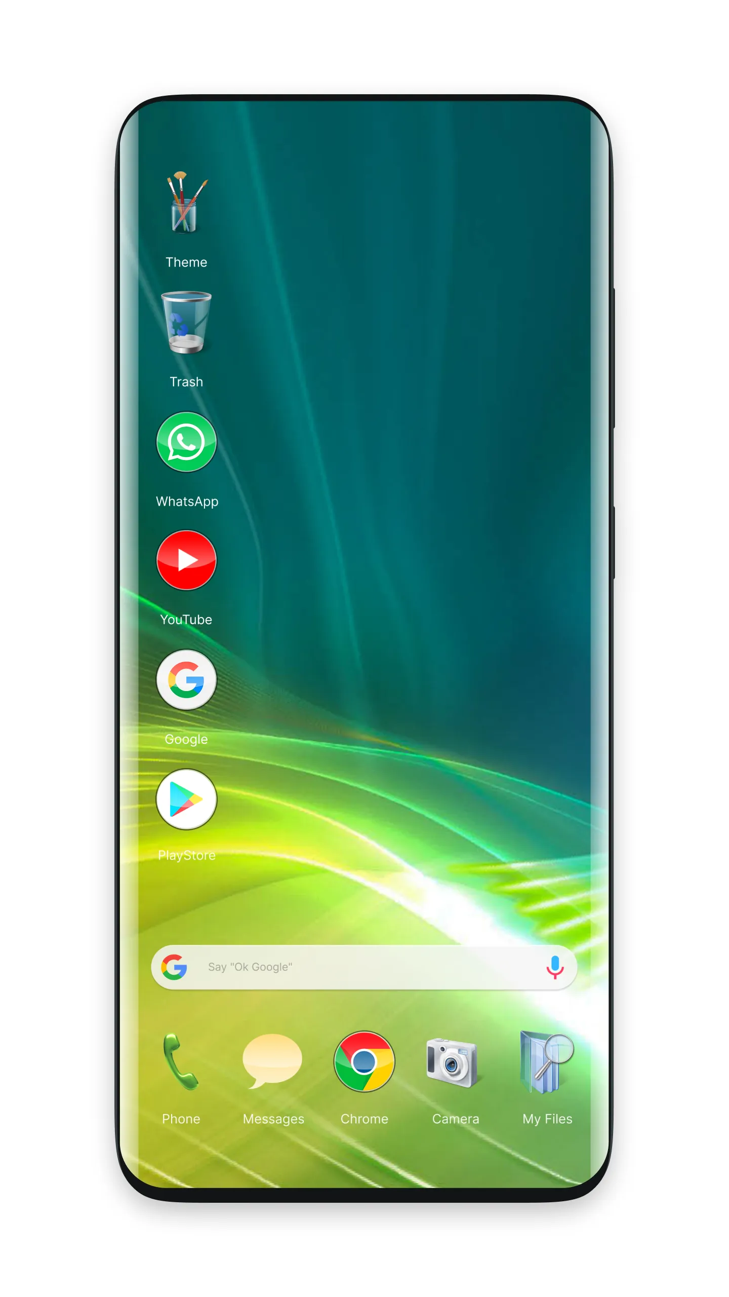 Vista Theme for Launcher | Indus Appstore | Screenshot