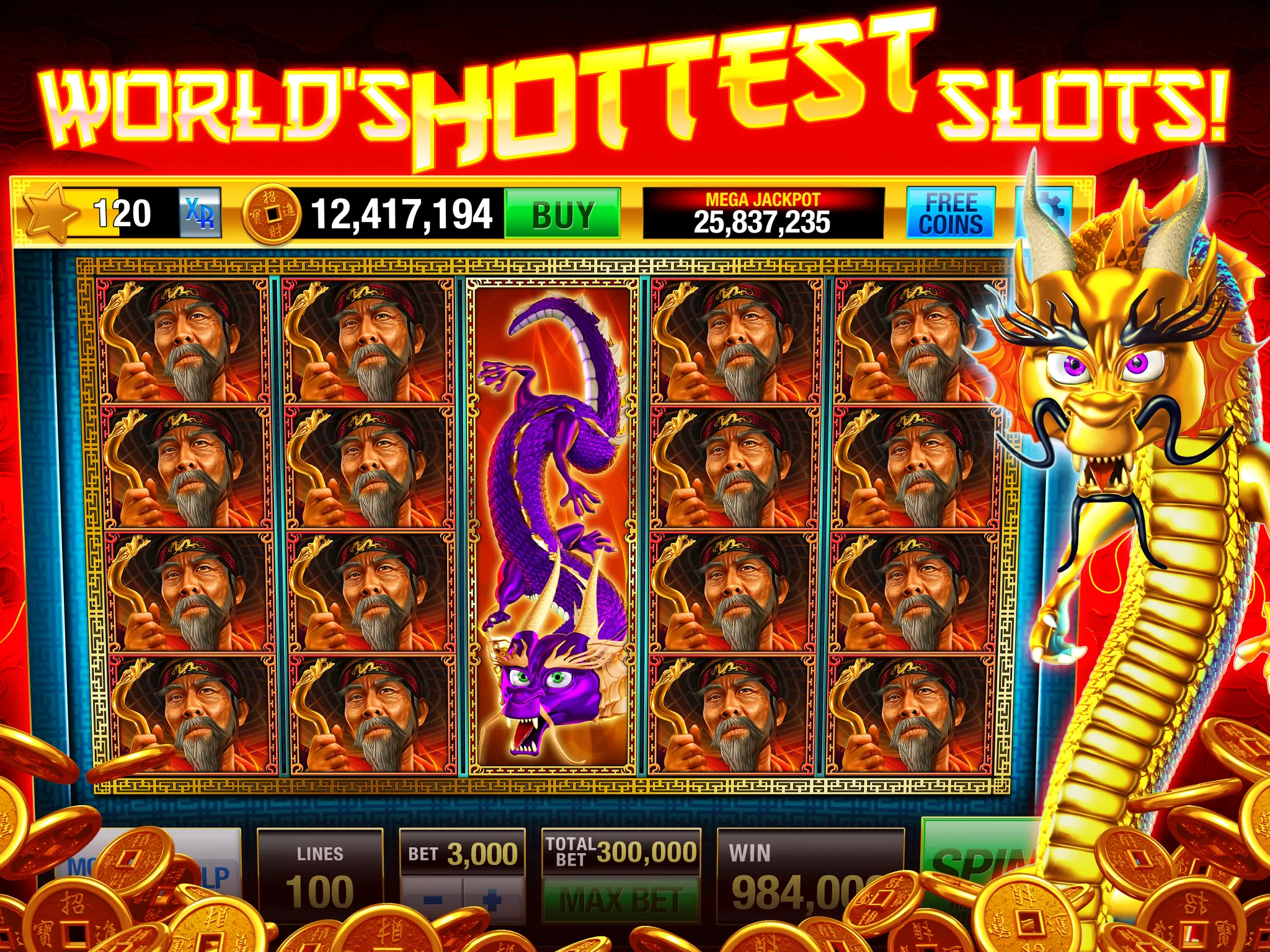 Golden Spin - Slots Casino | Indus Appstore | Screenshot