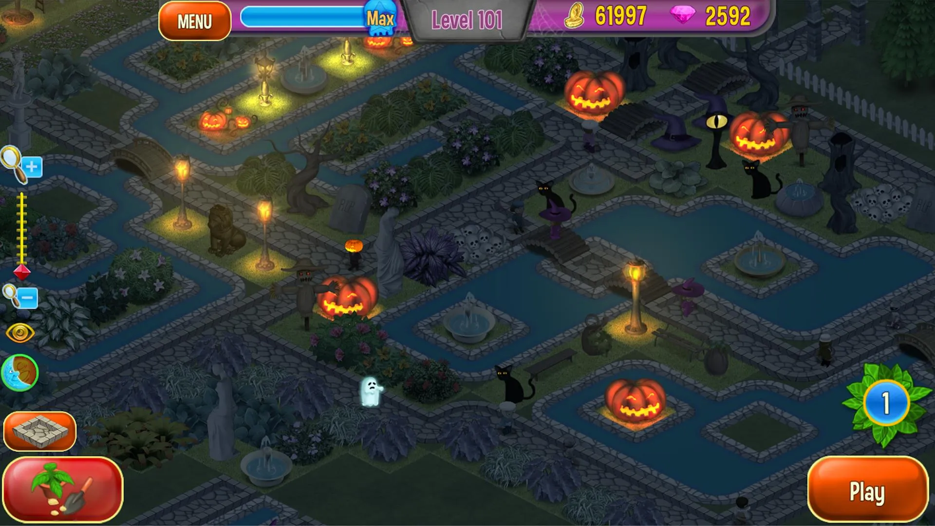 Queen's Garden 3: Halloween | Indus Appstore | Screenshot