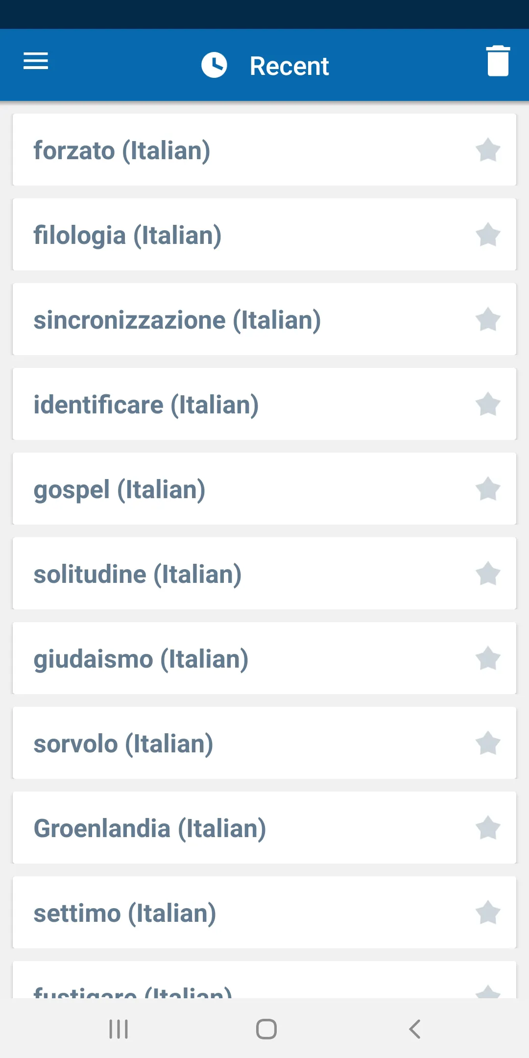 Concise Oxford Italian Dict. | Indus Appstore | Screenshot