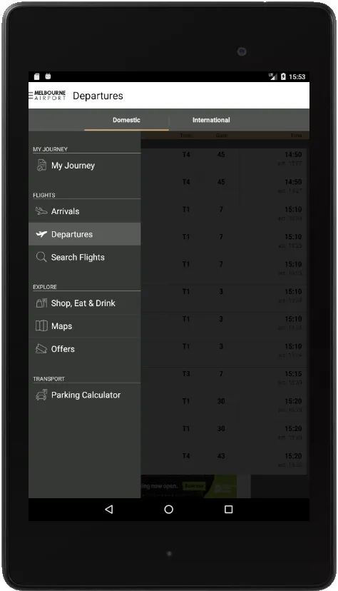 Melbourne Airport | Indus Appstore | Screenshot
