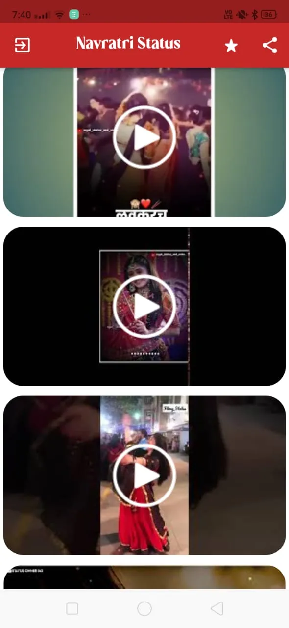 Navratri Video Status | Indus Appstore | Screenshot