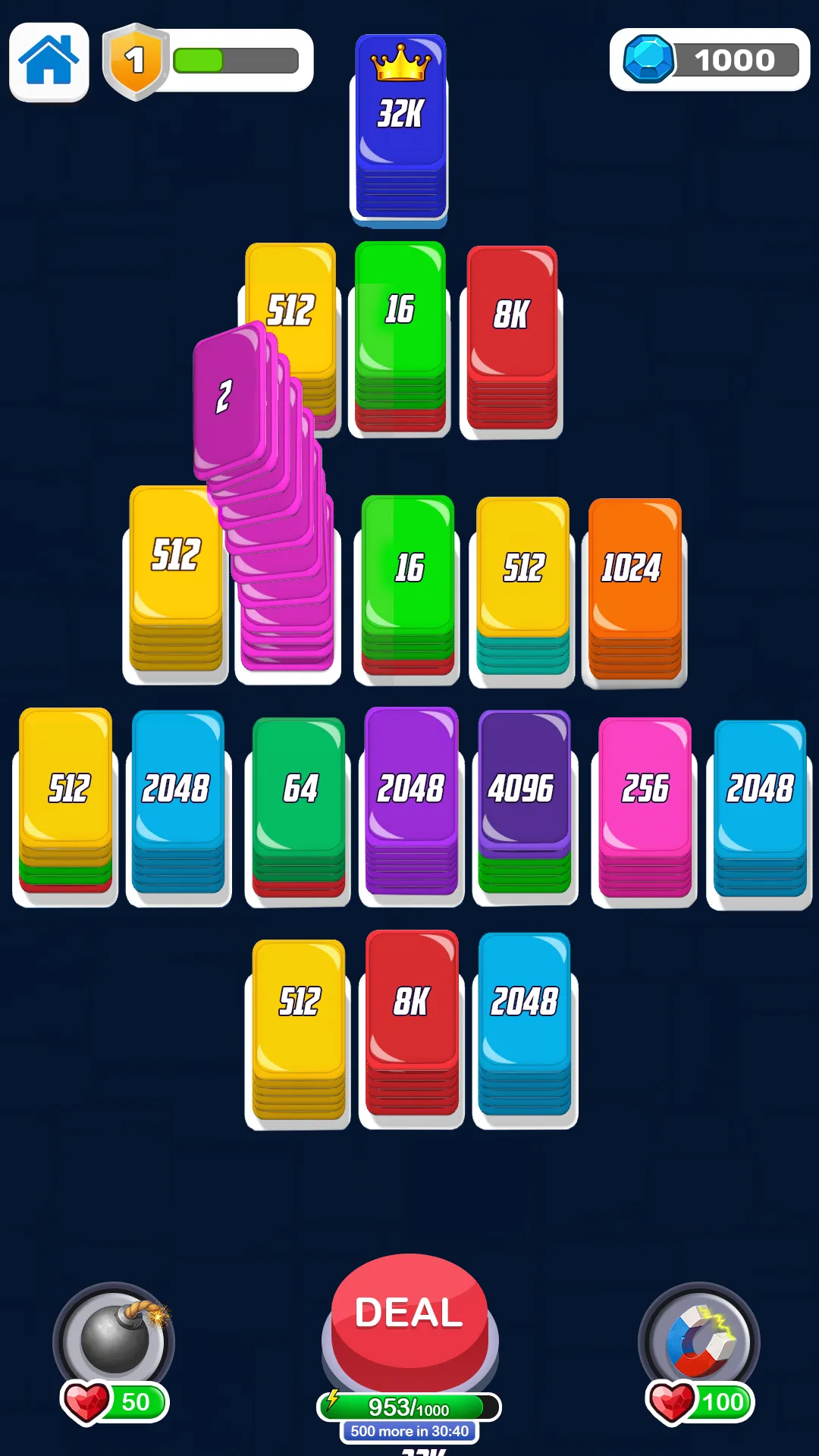 Card Sort Puzzle Shuffle Sort | Indus Appstore | Screenshot