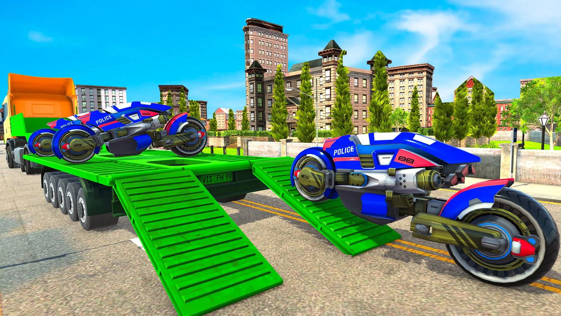 Airplane Robot Bike Transport | Indus Appstore | Screenshot