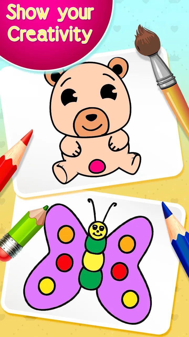 Drawing and Coloring Book Game | Indus Appstore | Screenshot