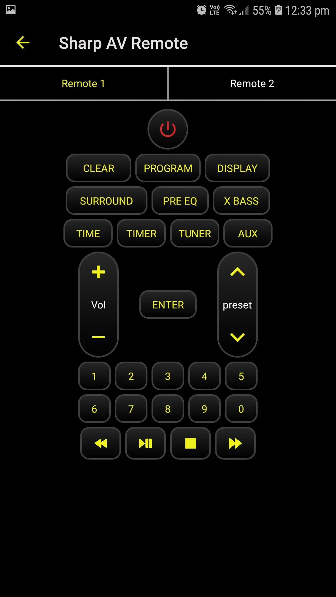 Universal Remote For AVR | Indus Appstore | Screenshot