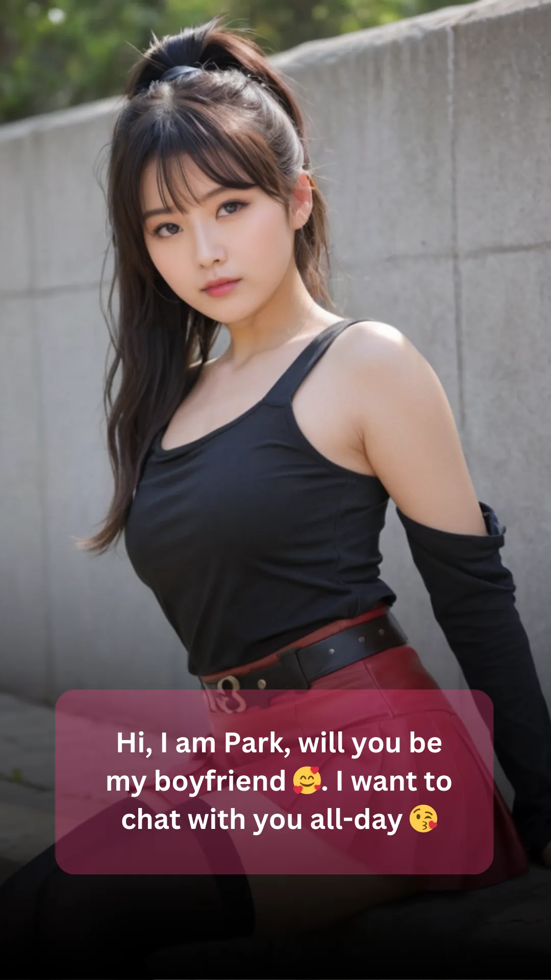 Kim: Korean AI Girlfriend | Indus Appstore | Screenshot