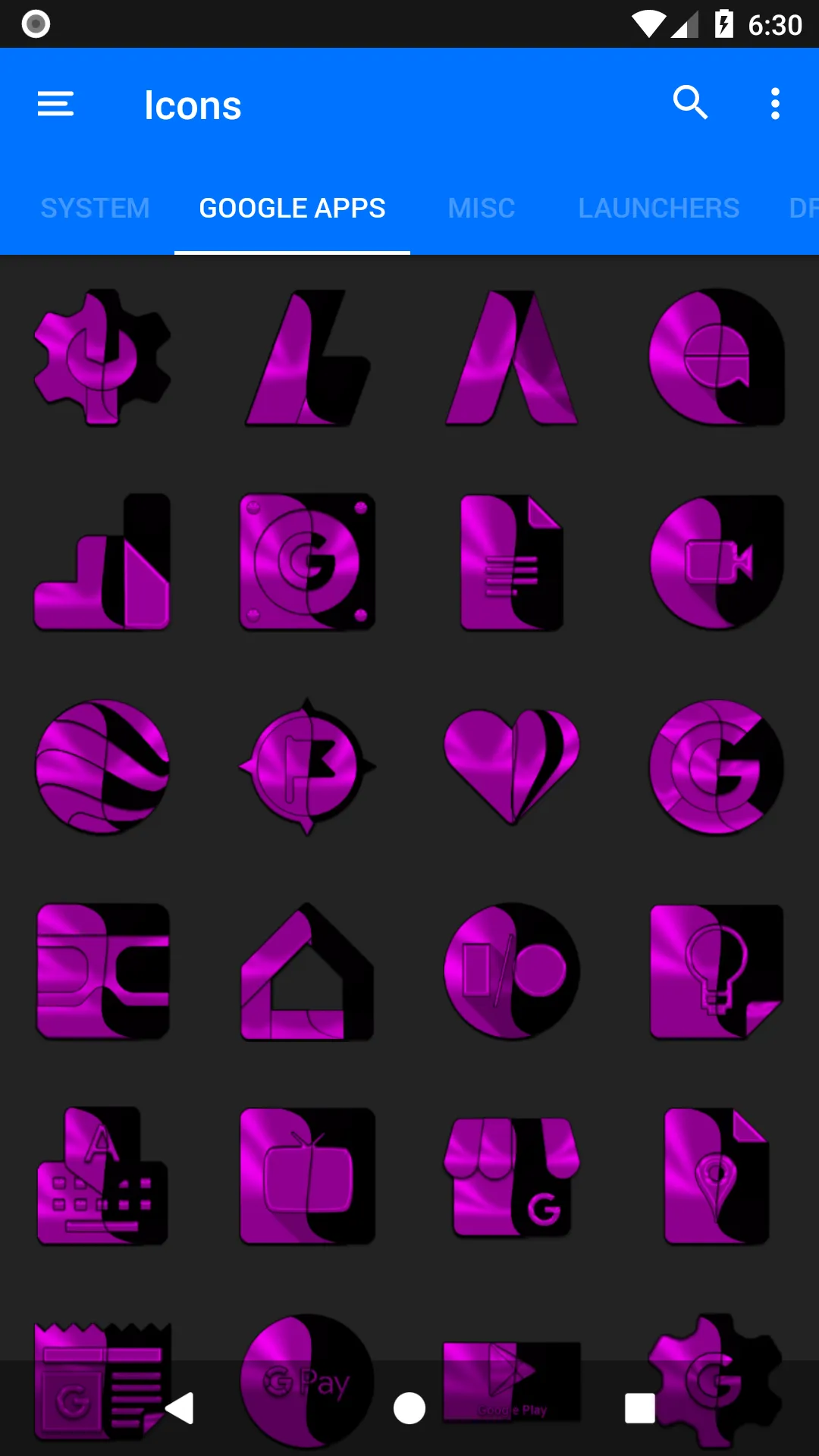 Wicked Magenta Icon Pack | Indus Appstore | Screenshot