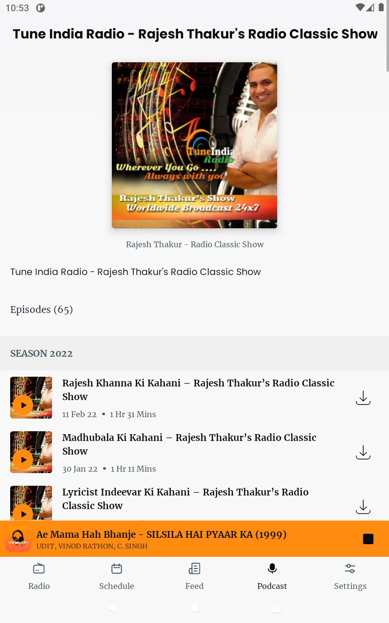 Tune India Radio: Hindi Radio | Indus Appstore | Screenshot