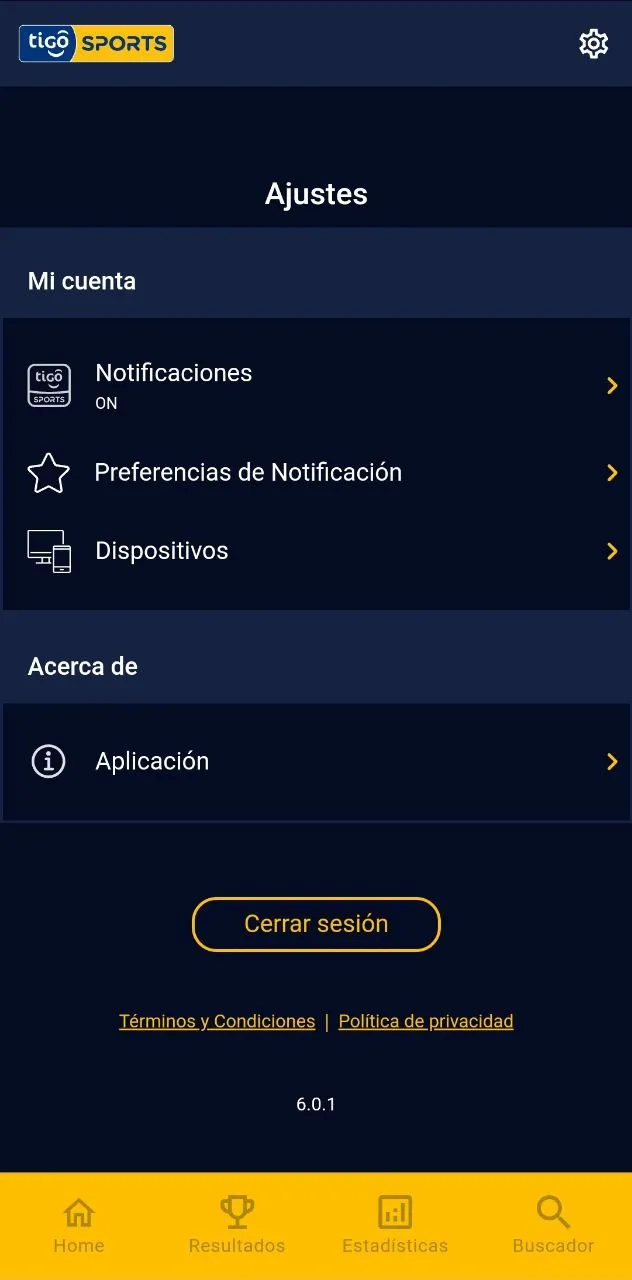 Tigo Sports Paraguay | Indus Appstore | Screenshot