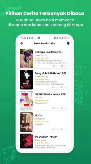 KBM App - Baca Novel dan Buku | Indus Appstore | Screenshot