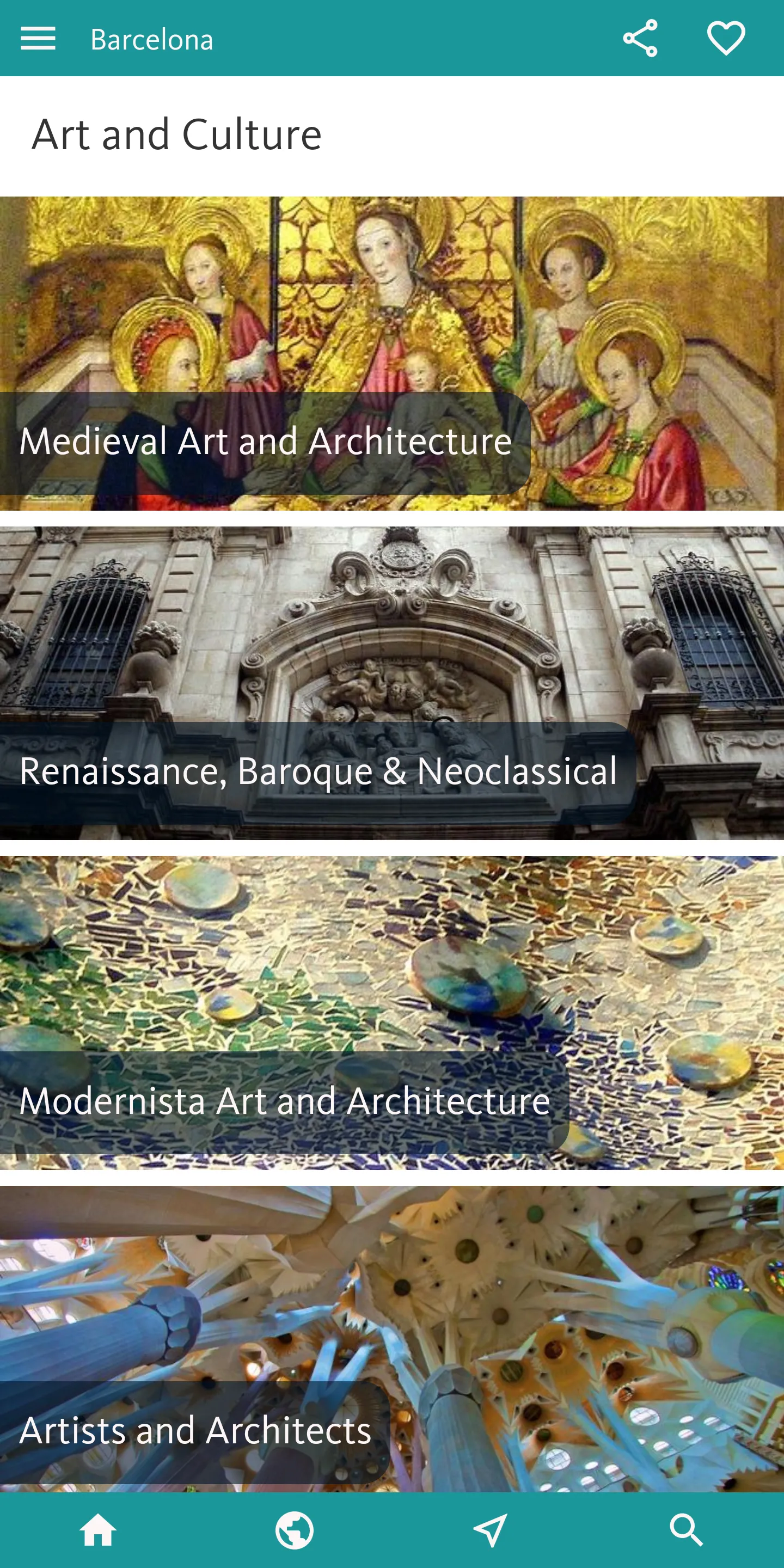 Barcelona Art & Culture Guide | Indus Appstore | Screenshot