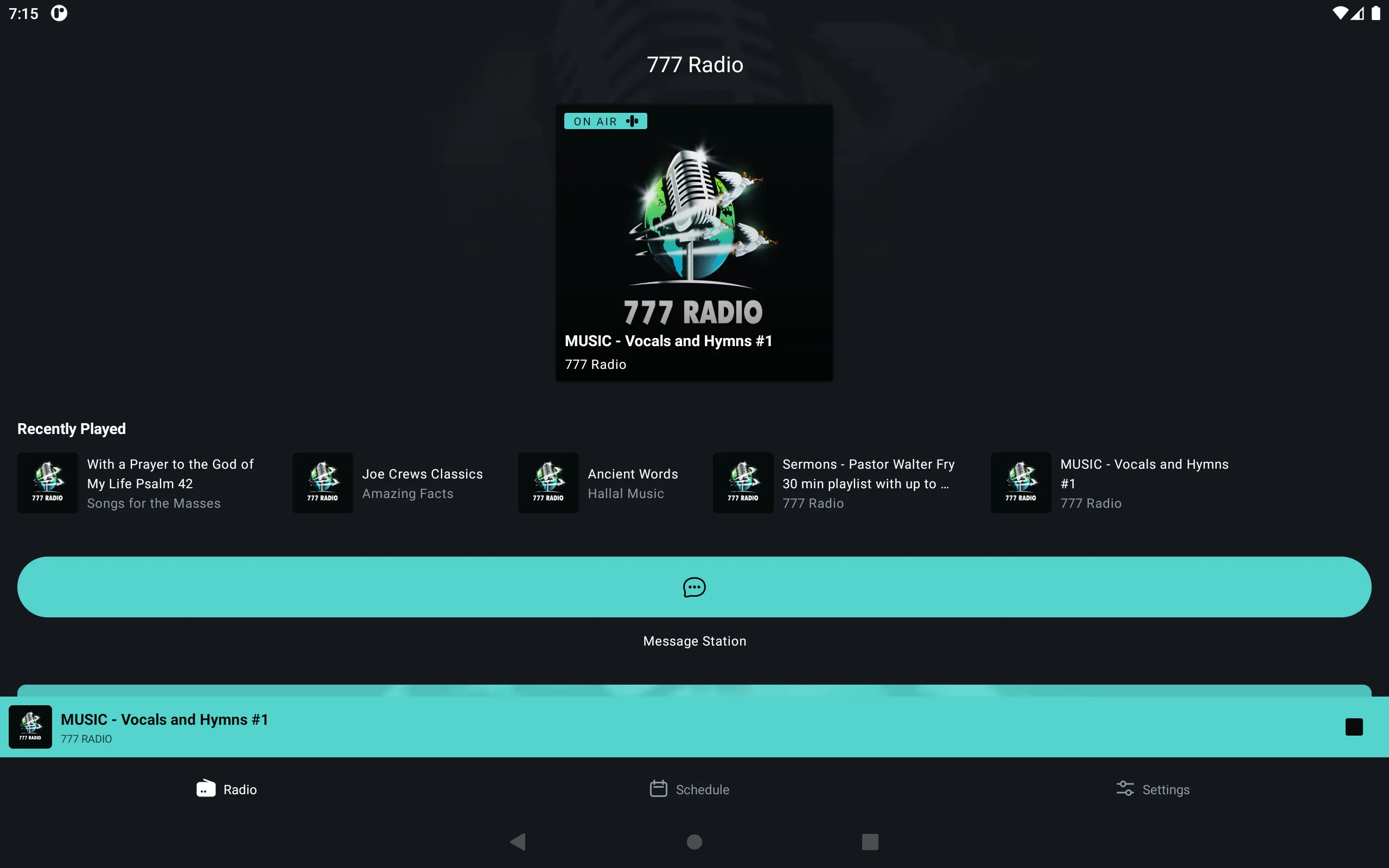 777 Radio | Indus Appstore | Screenshot