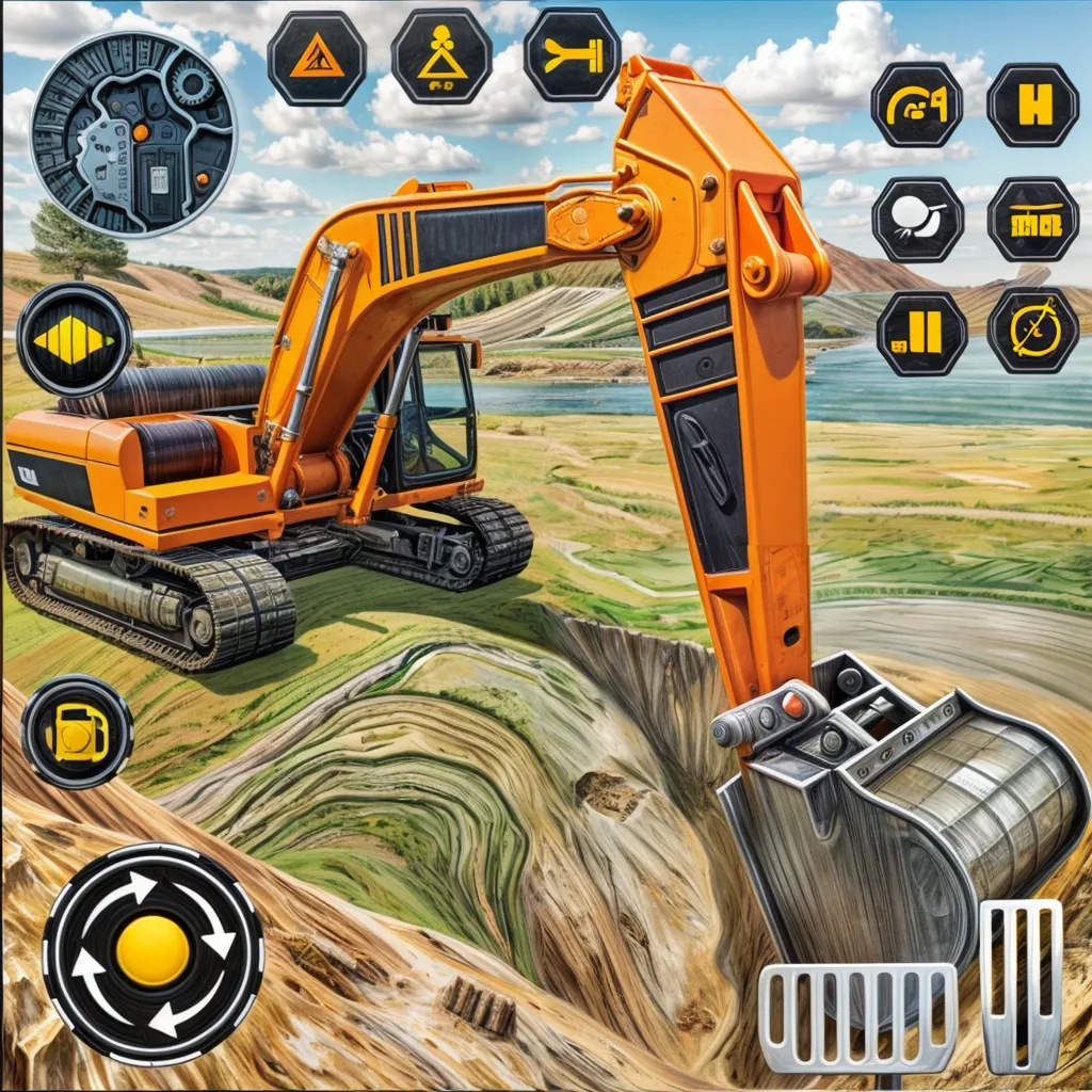 Heavy Excavator Simulator PRO | Indus Appstore | Screenshot