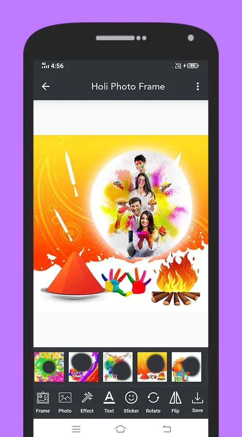 Holi Photo Frame | Indus Appstore | Screenshot