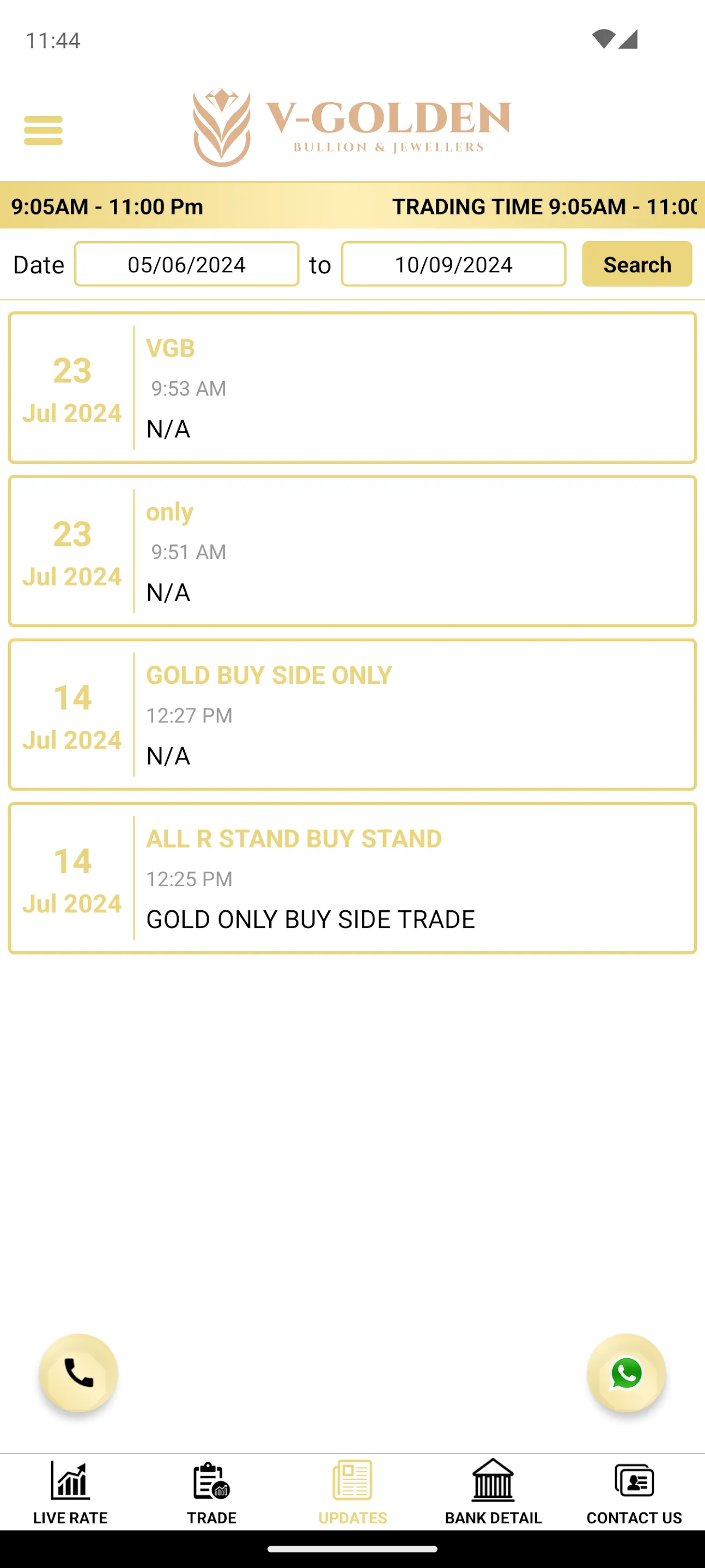 V Golden Bullion | Indus Appstore | Screenshot