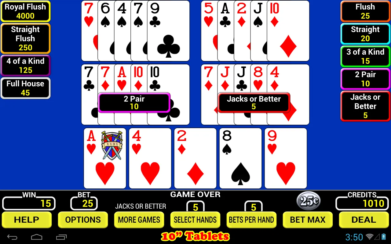 Five Play Poker | Indus Appstore | Screenshot